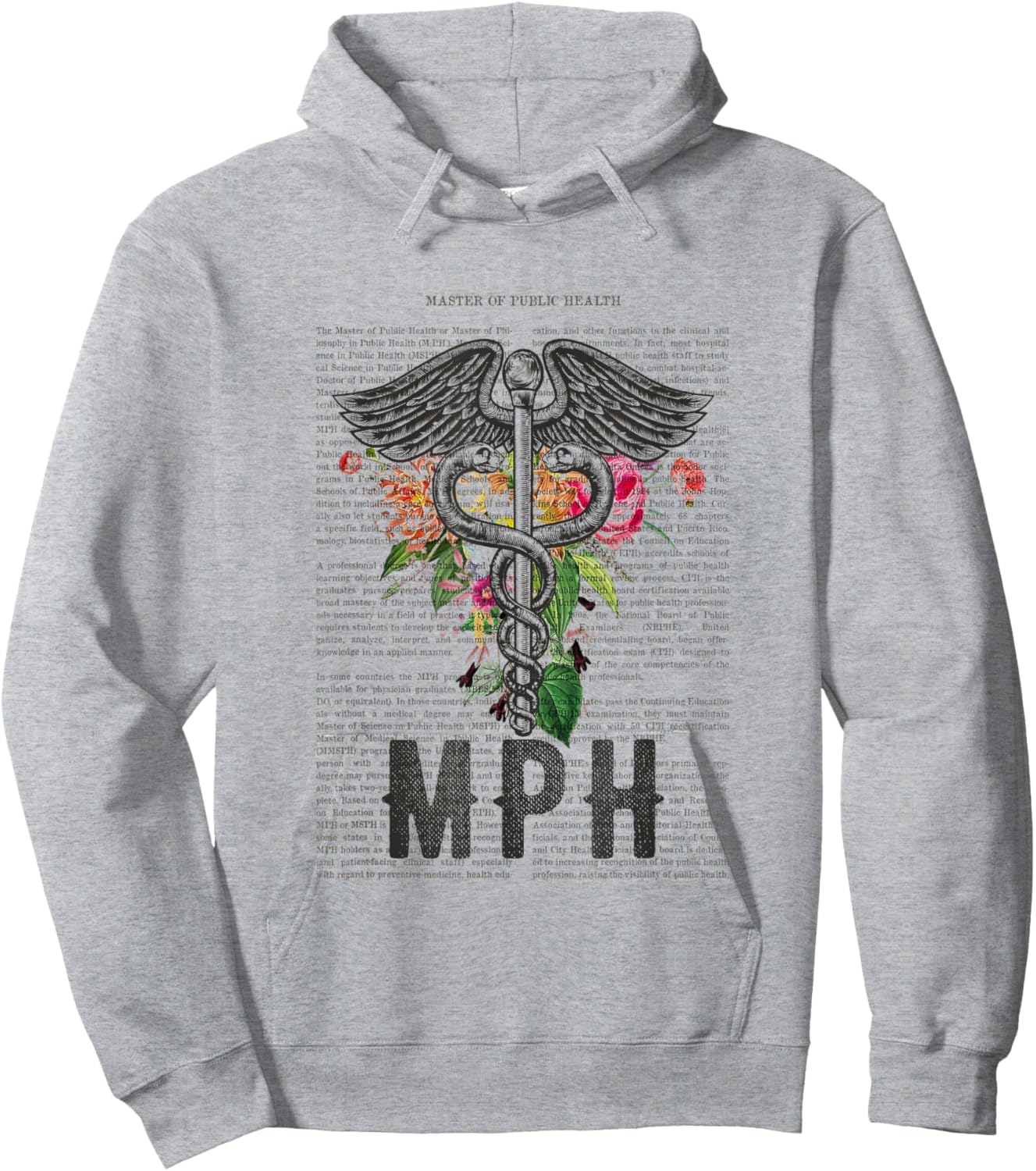 Master of Public Health Funny Graduation Hoodie - Hoodie | Ash