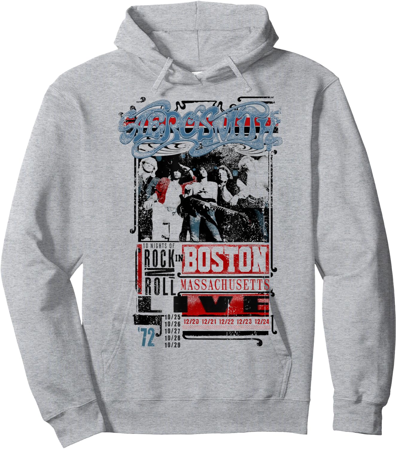 Aerosmith - LIVE! In Boston Hoodie - Hoodie | Ash