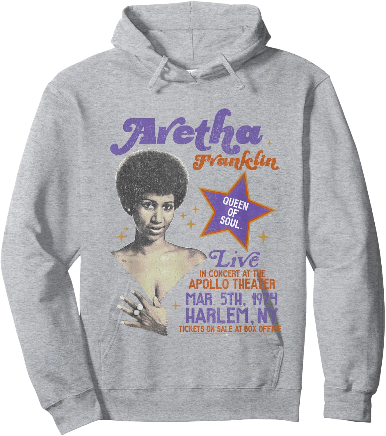 Aretha Franklin Harlem Hoodie - Hoodie | Ash