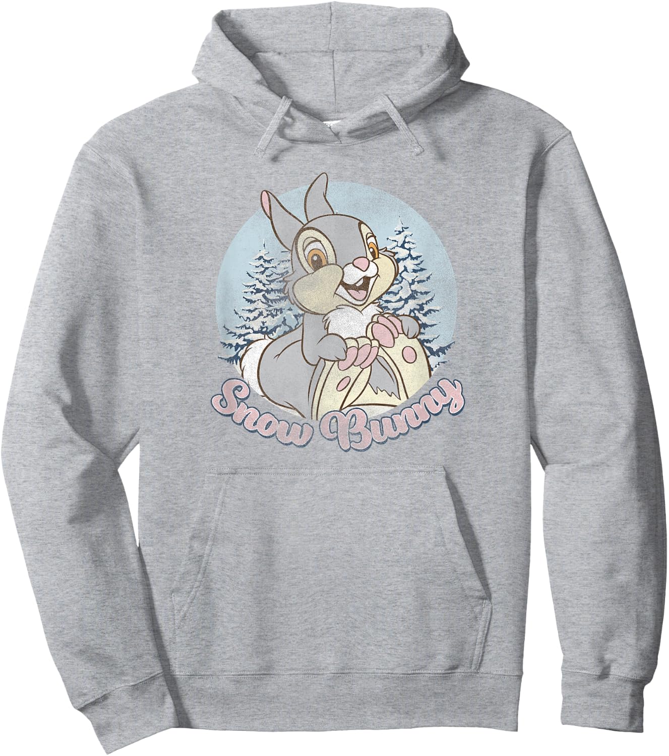 Disney Bambi Thumper Christmas Snow Bunny Hoodie - Hoodie | Ash