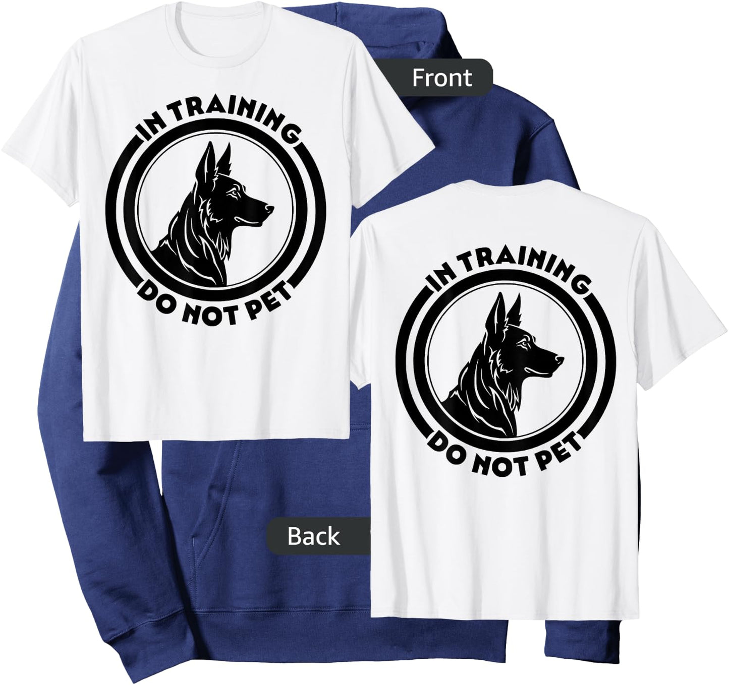 In Training, Do Not Pet Hoodie - Hoodie | Navy