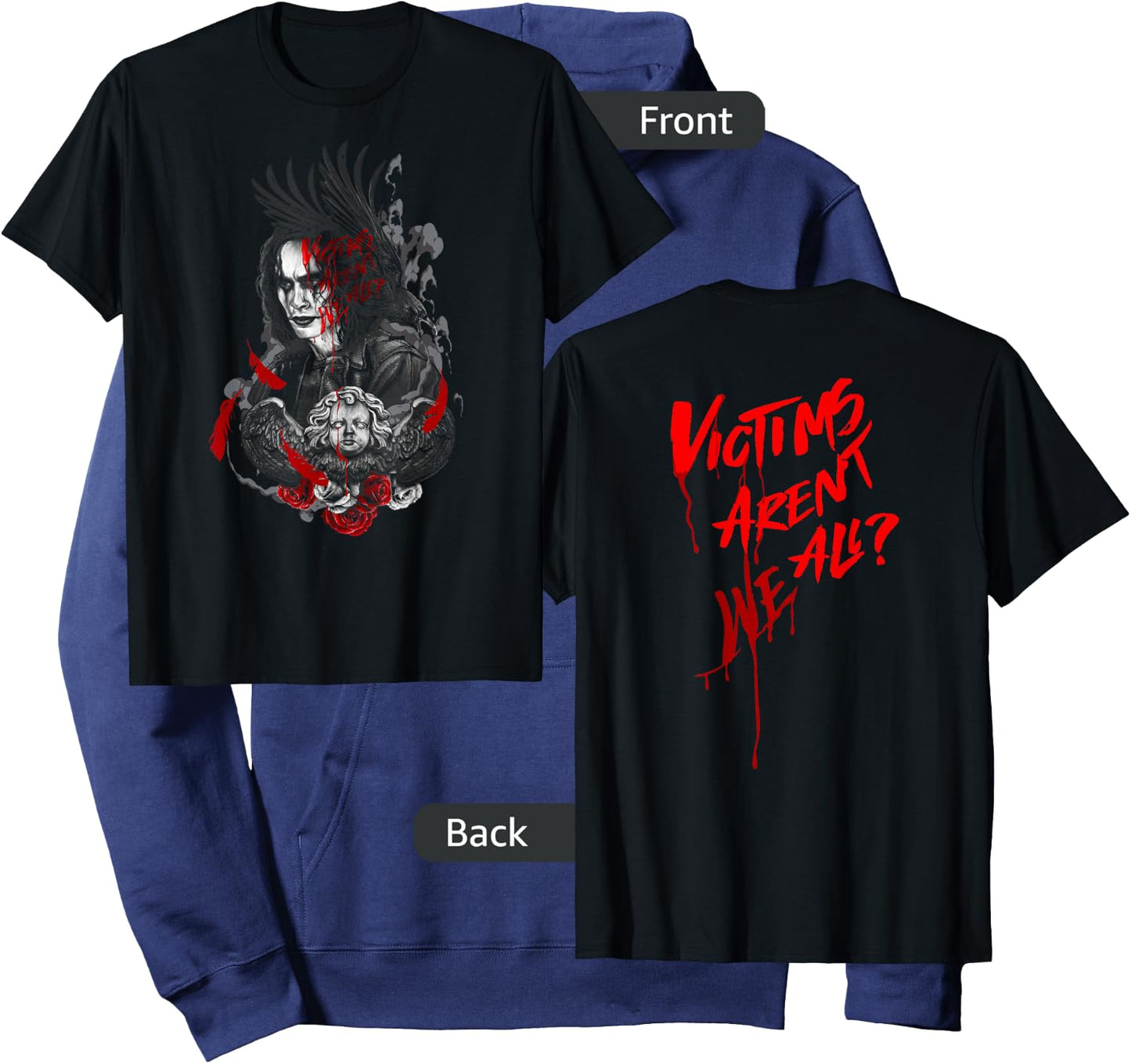 The Crow – Victims aren't We All Hoodie - Hoodie | Navy