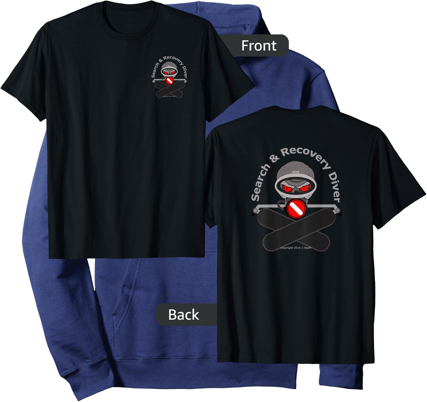 Search and Recovery Diver Hoodie - Hoodie | Navy