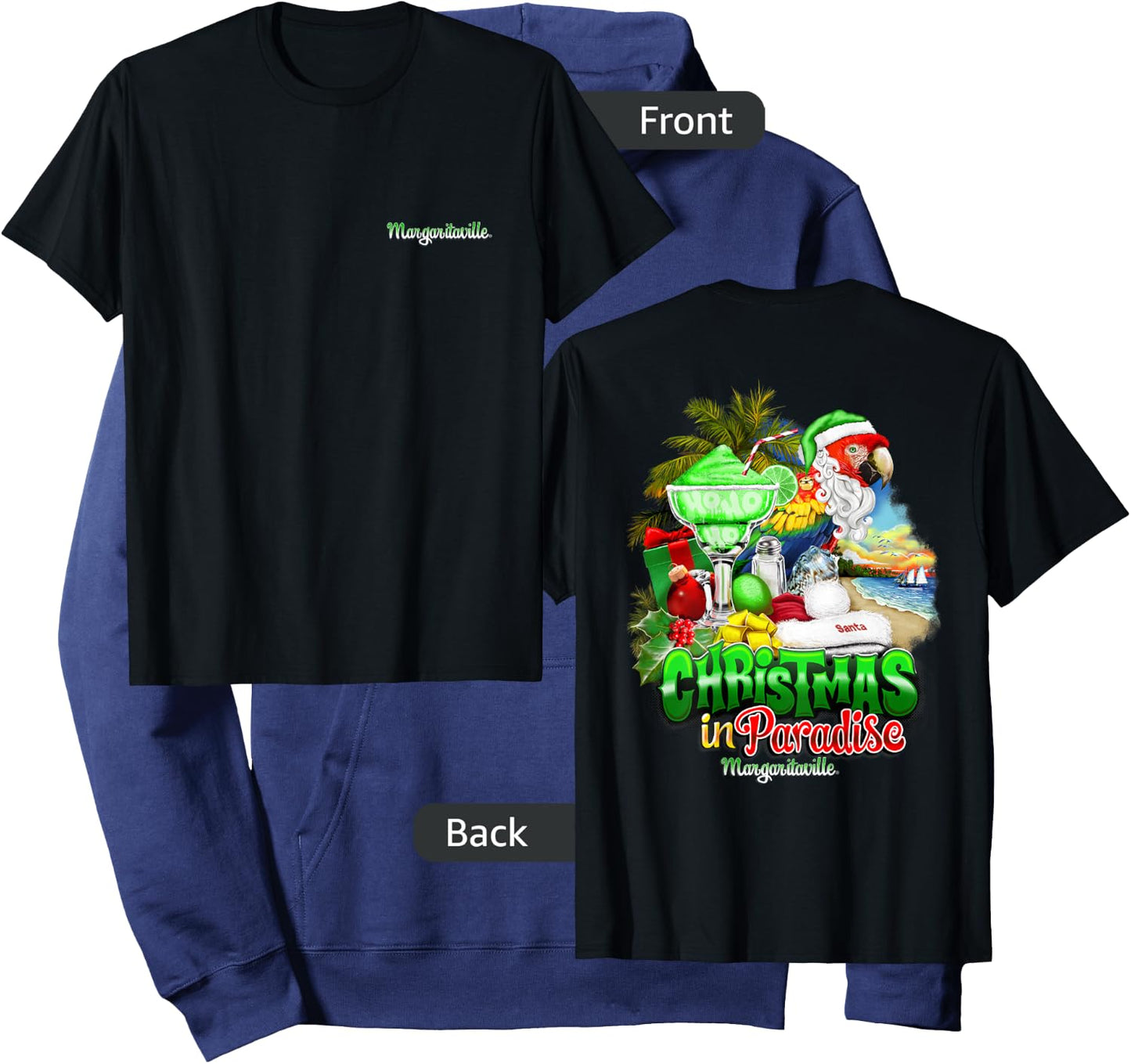 Christmas in Paradise Hoodie - Hoodie | Navy