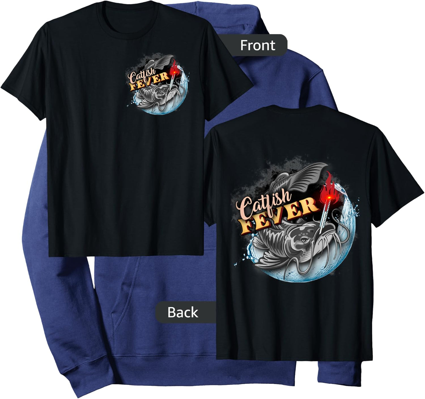 Catfish Fever Hoodie - Hoodie | Navy
