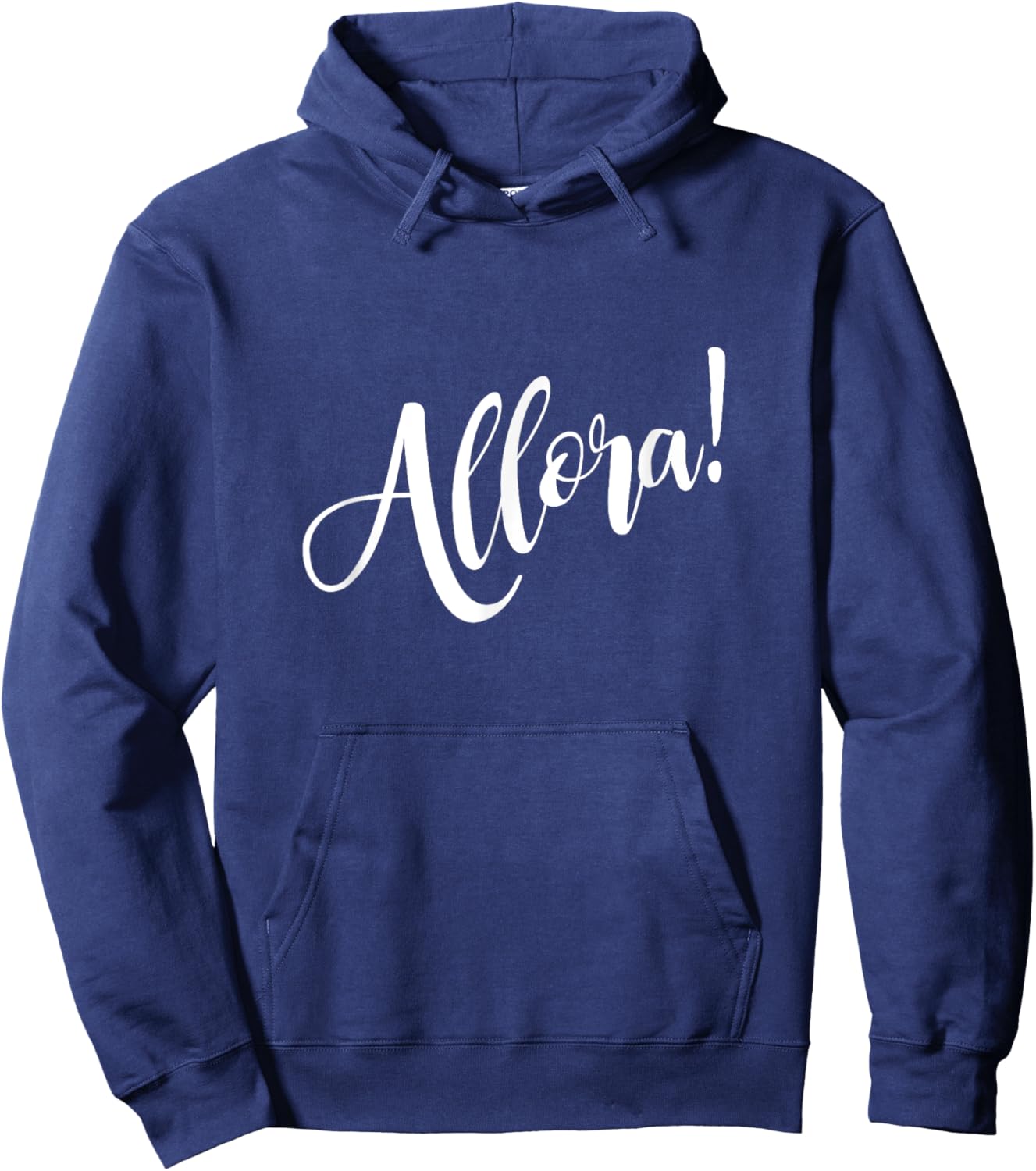 Allora! Funny Italian Hoodie - Hoodie | Navy