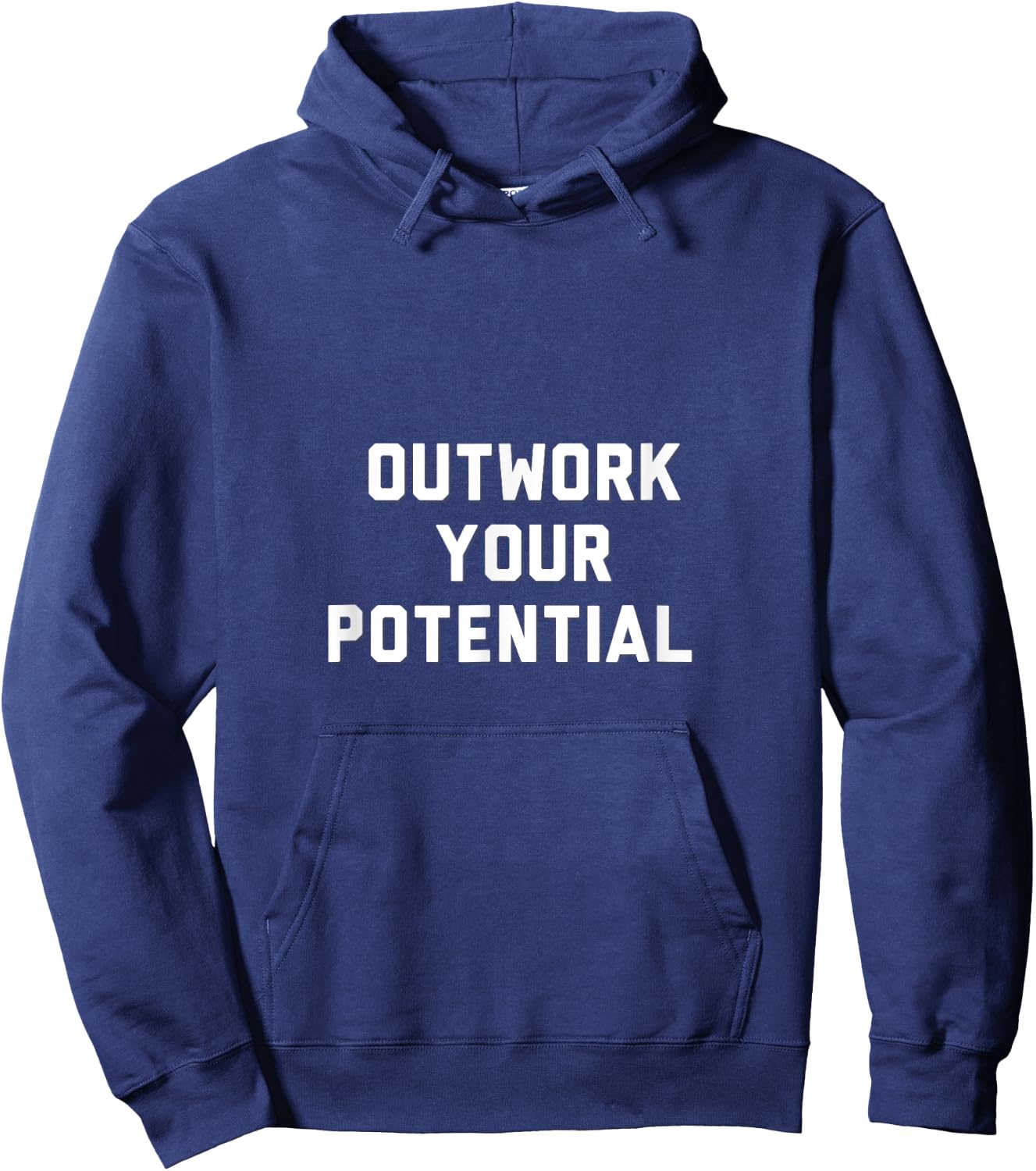 Outwork Your Potential Hoodie - Hoodie | Navy