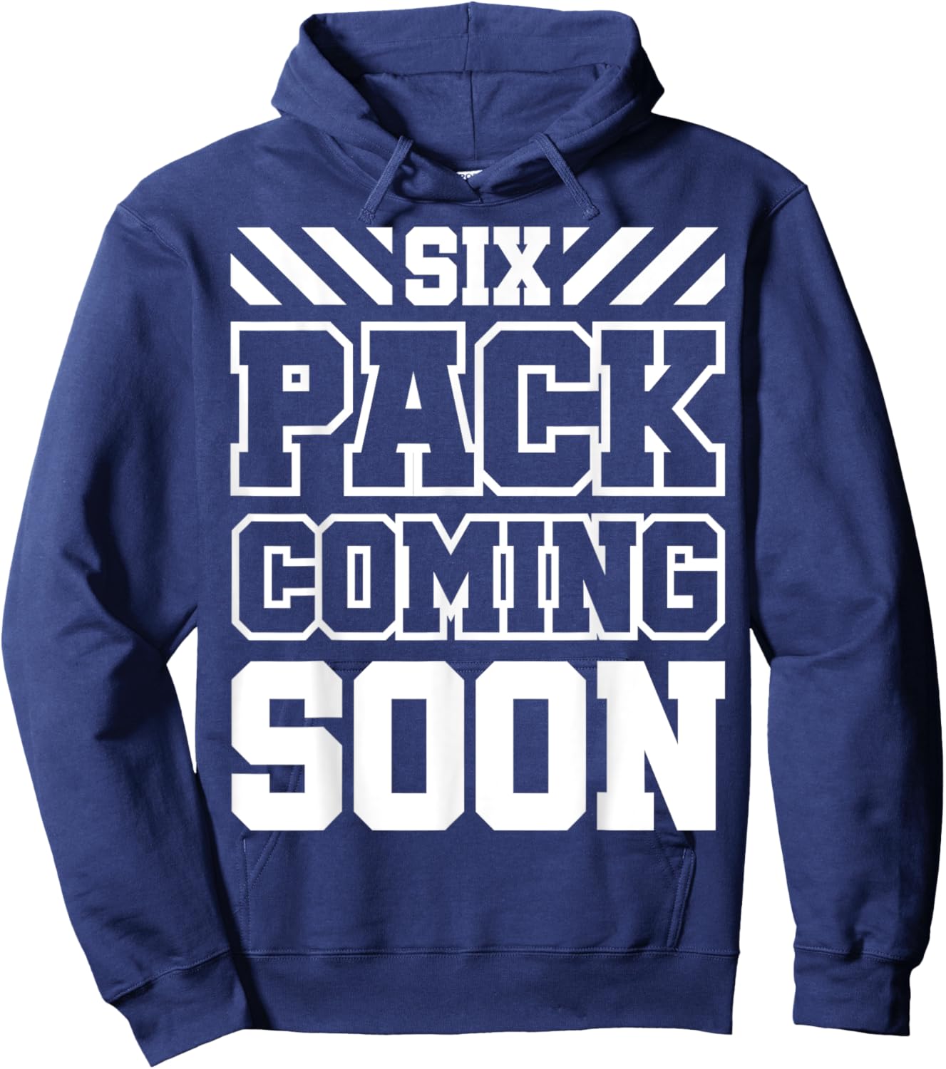 Six Pack Coming Soon Hoodie - Hoodie | Navy