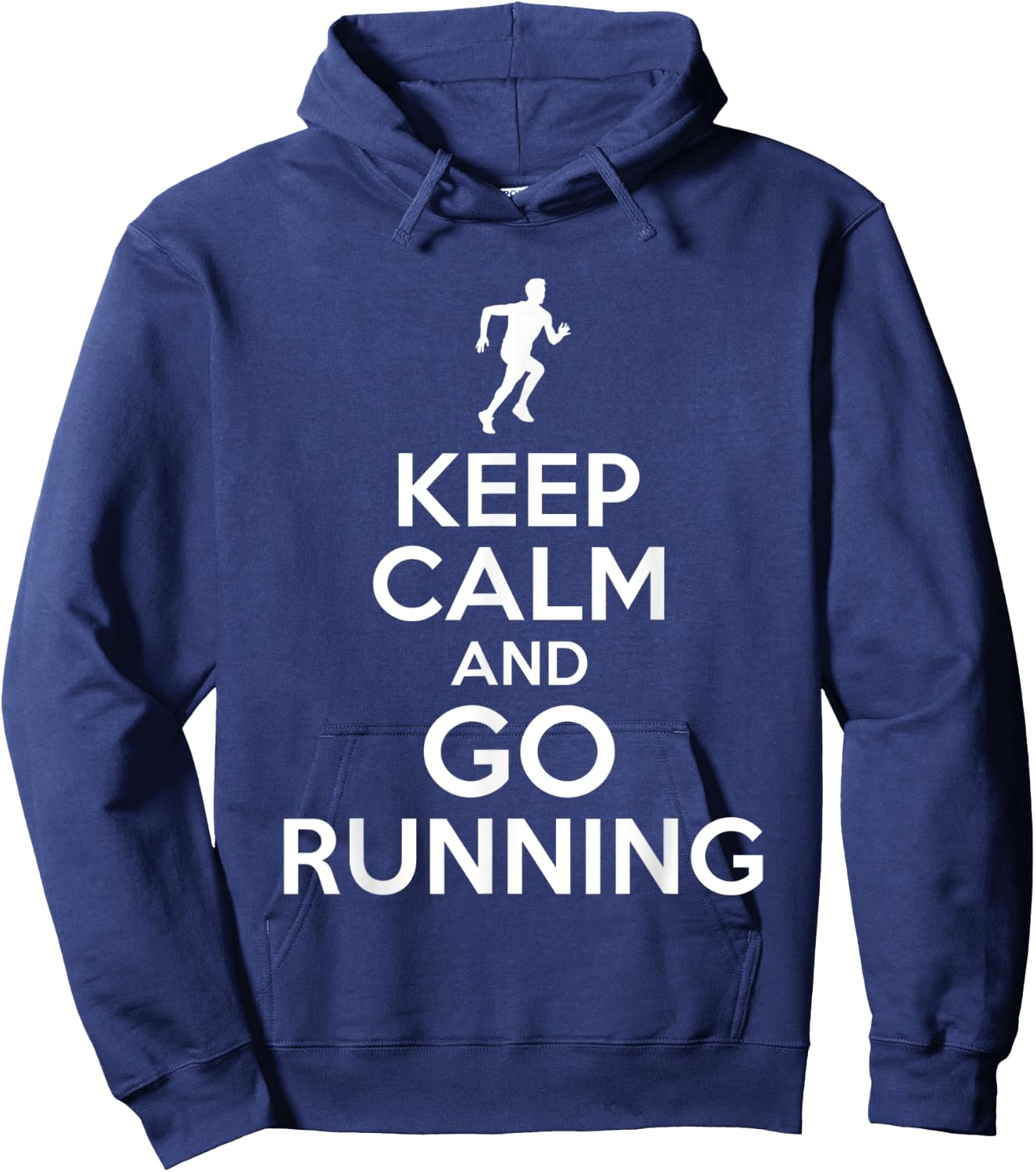 Keep Calm Running - Keep Calm and Go Running Hoodie - Hoodie | Navy