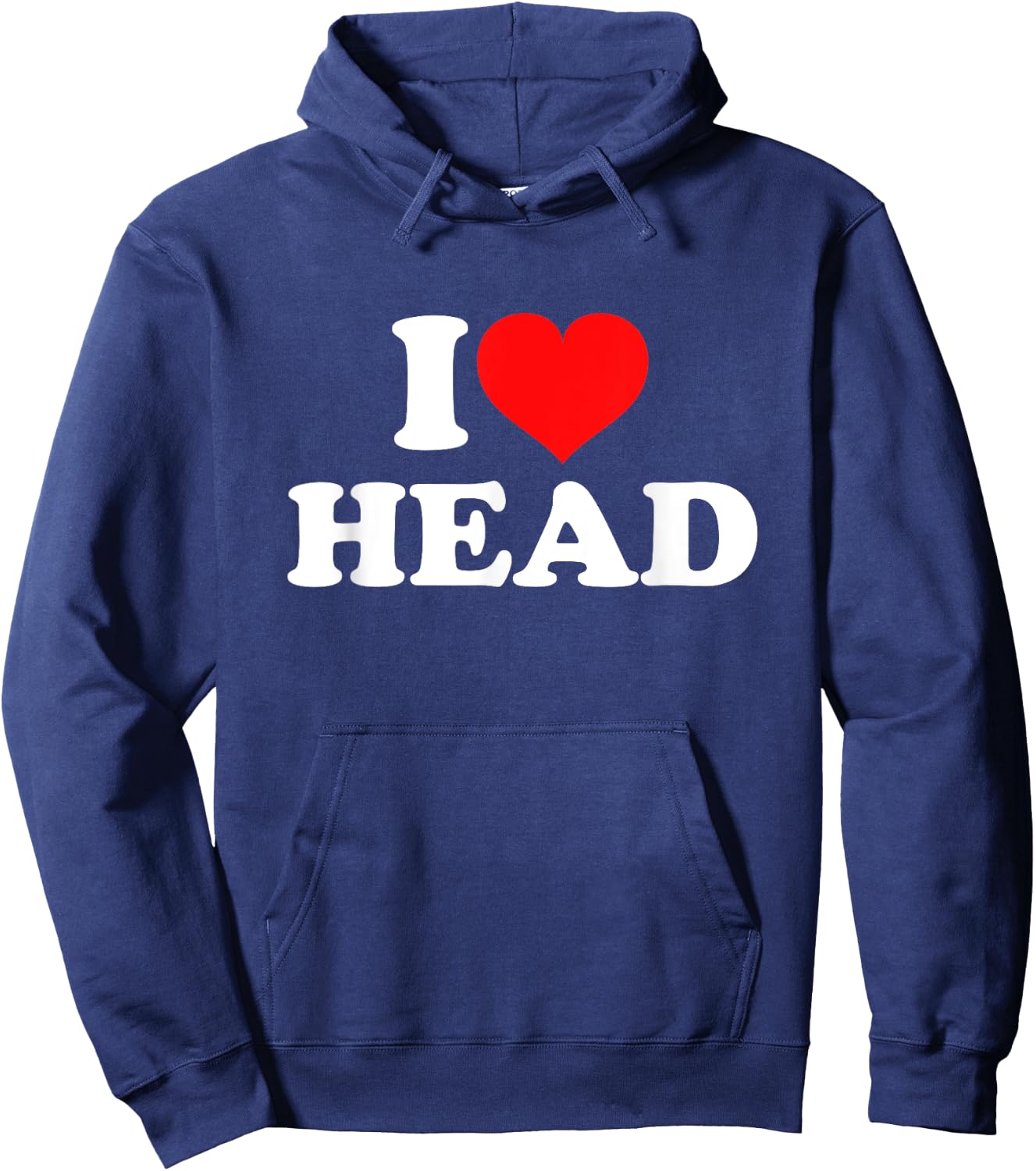 I Love Head Hoodie - Hoodie | Navy