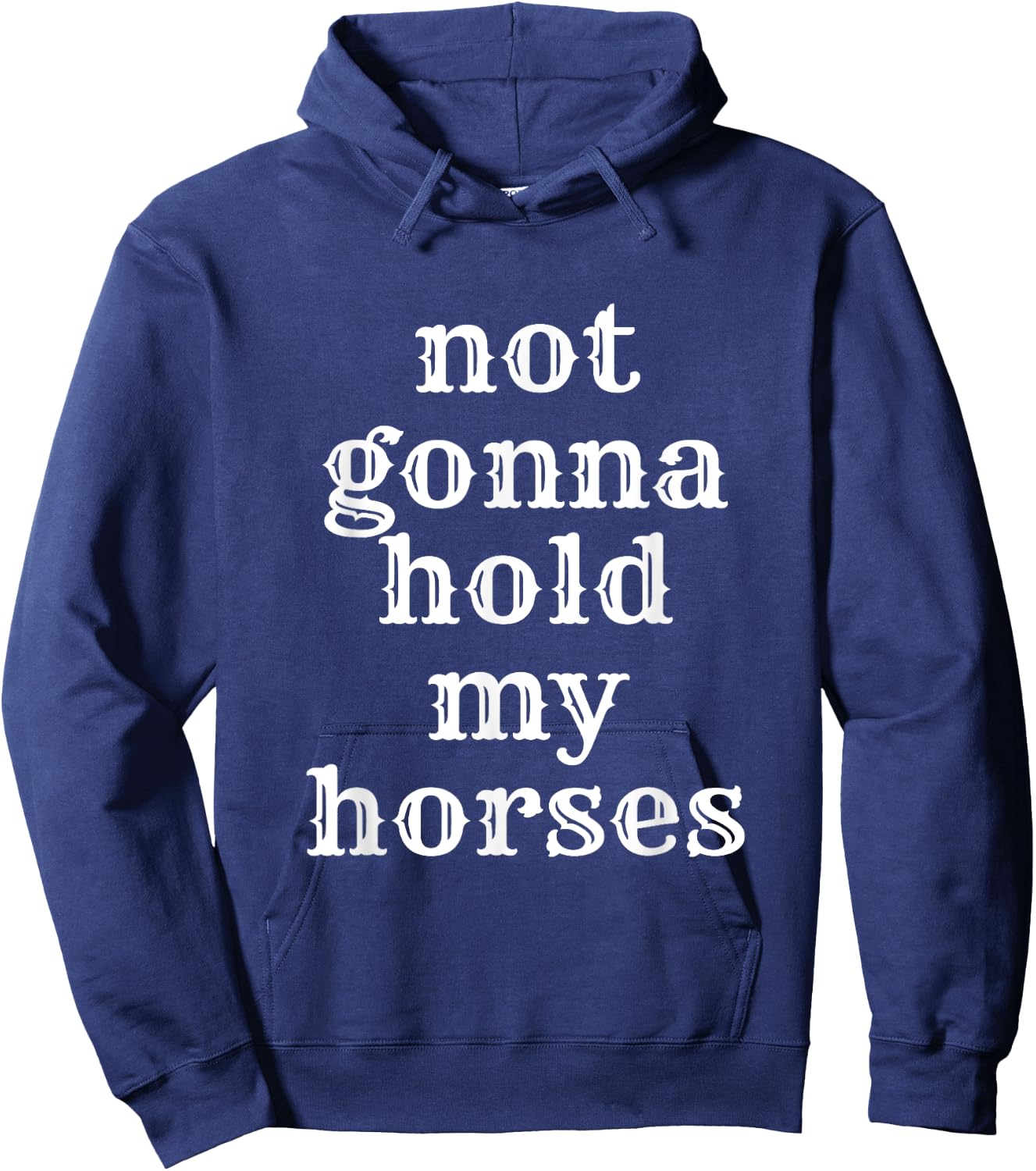 Redds Threads Cowboy - Black, Small Hoodie - Hoodie | Navy