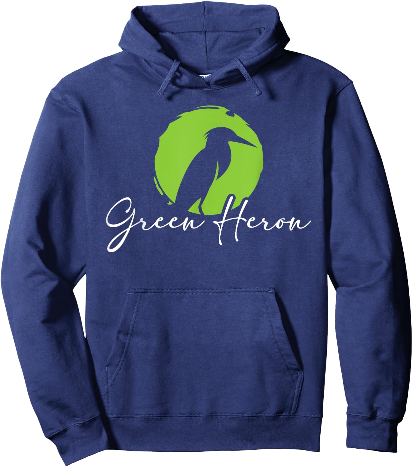Green Heron - Bird Watching Birder Bird Watcher Hoodie - Hoodie | Navy
