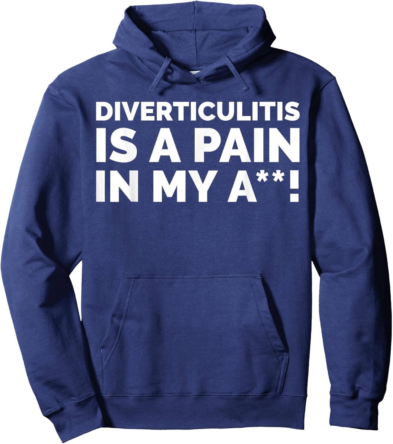 Diverticula Gifts & Funny Diverticulitis Hoodie - Hoodie | Navy