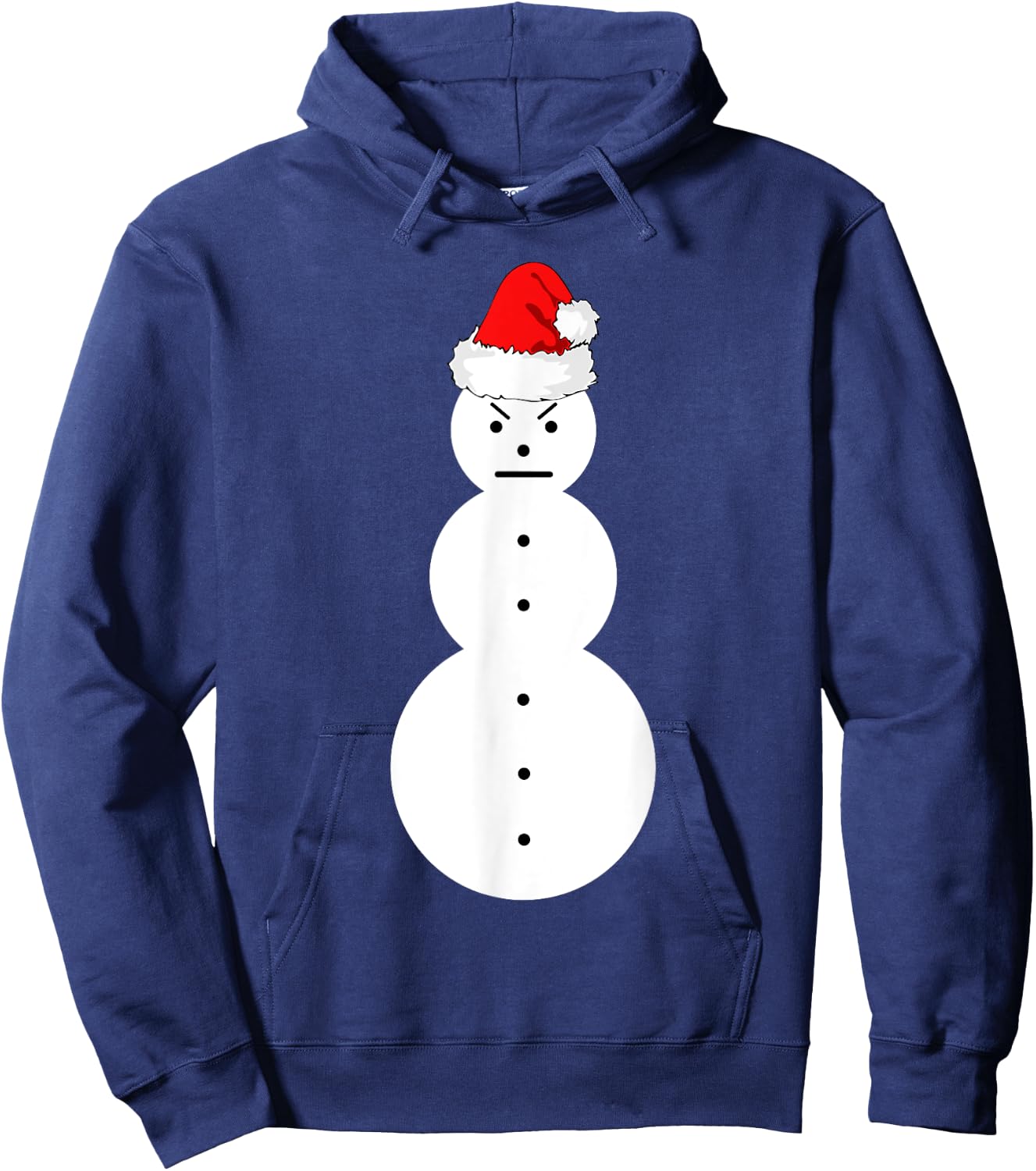 jeezy snowman Santa hat Christmas shirt Hoodie - Hoodie | Navy