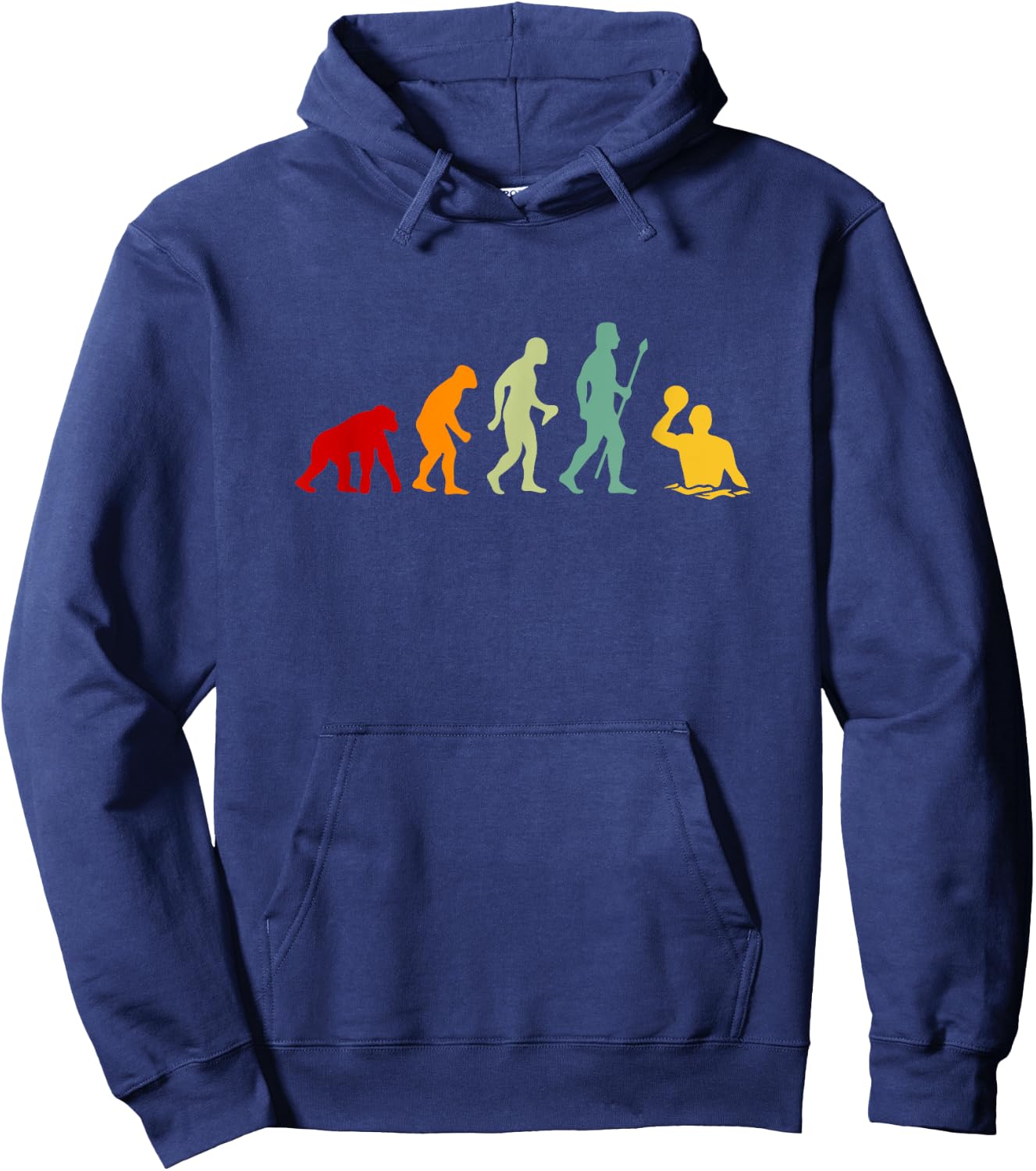 Evolution Water Polo Funny Water Polo Player Hoodie - Hoodie | Navy