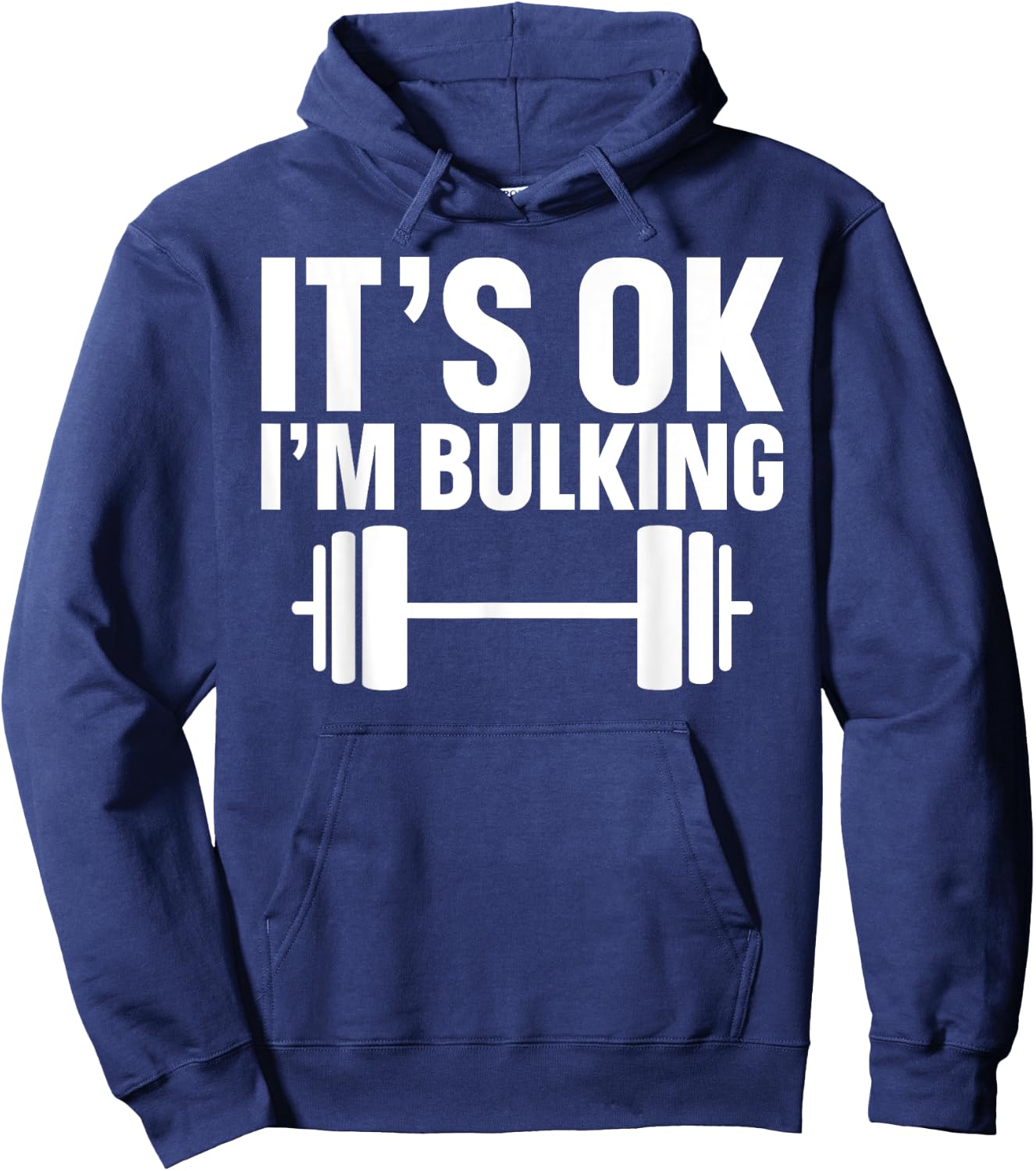 It's Ok I'm Bulking Weightlifting Cheat Day Hoodie - Hoodie | Navy
