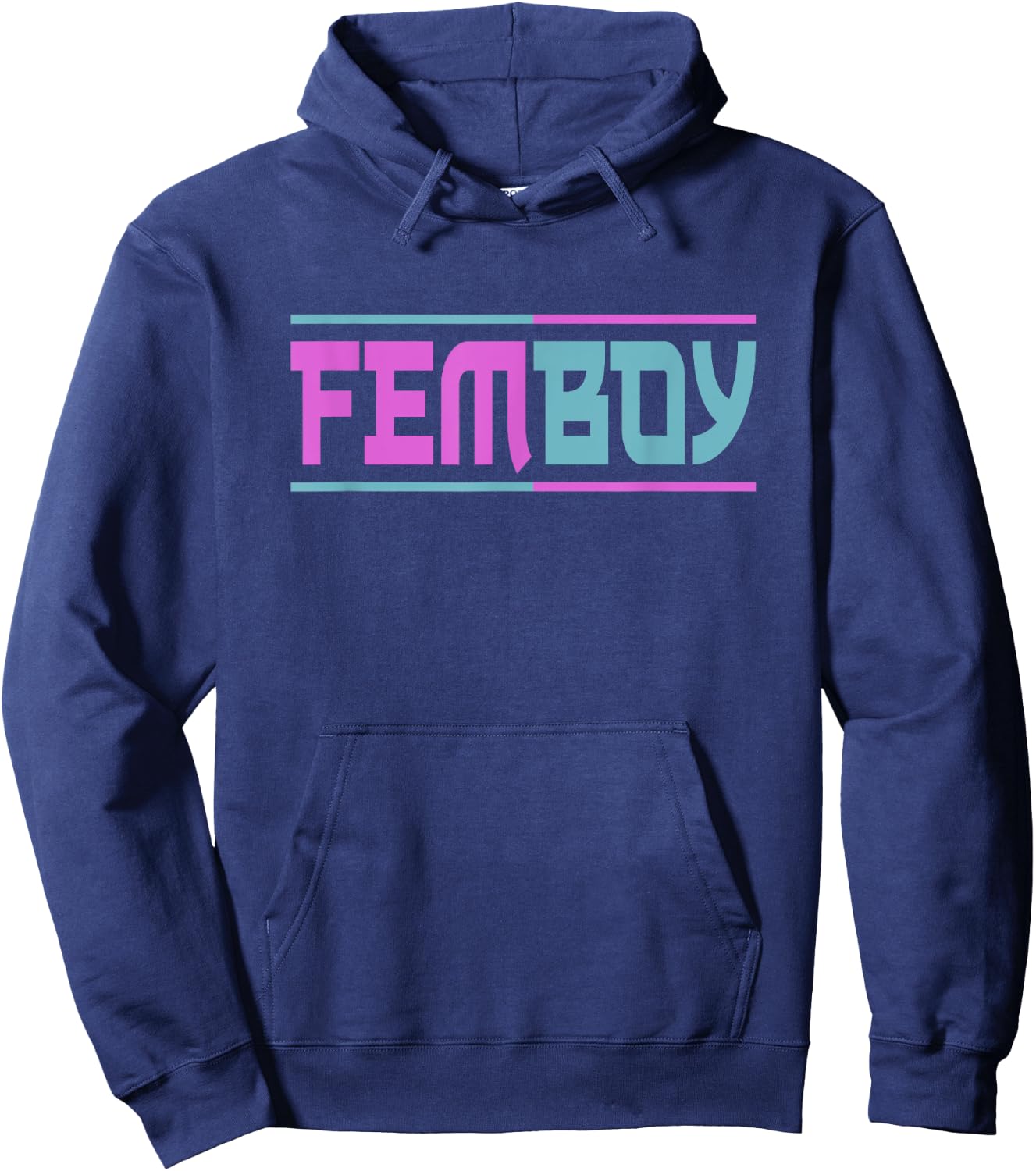 Femboy Anime Neko Femboy Anime Cute Femboy Hoodie - Hoodie | Navy