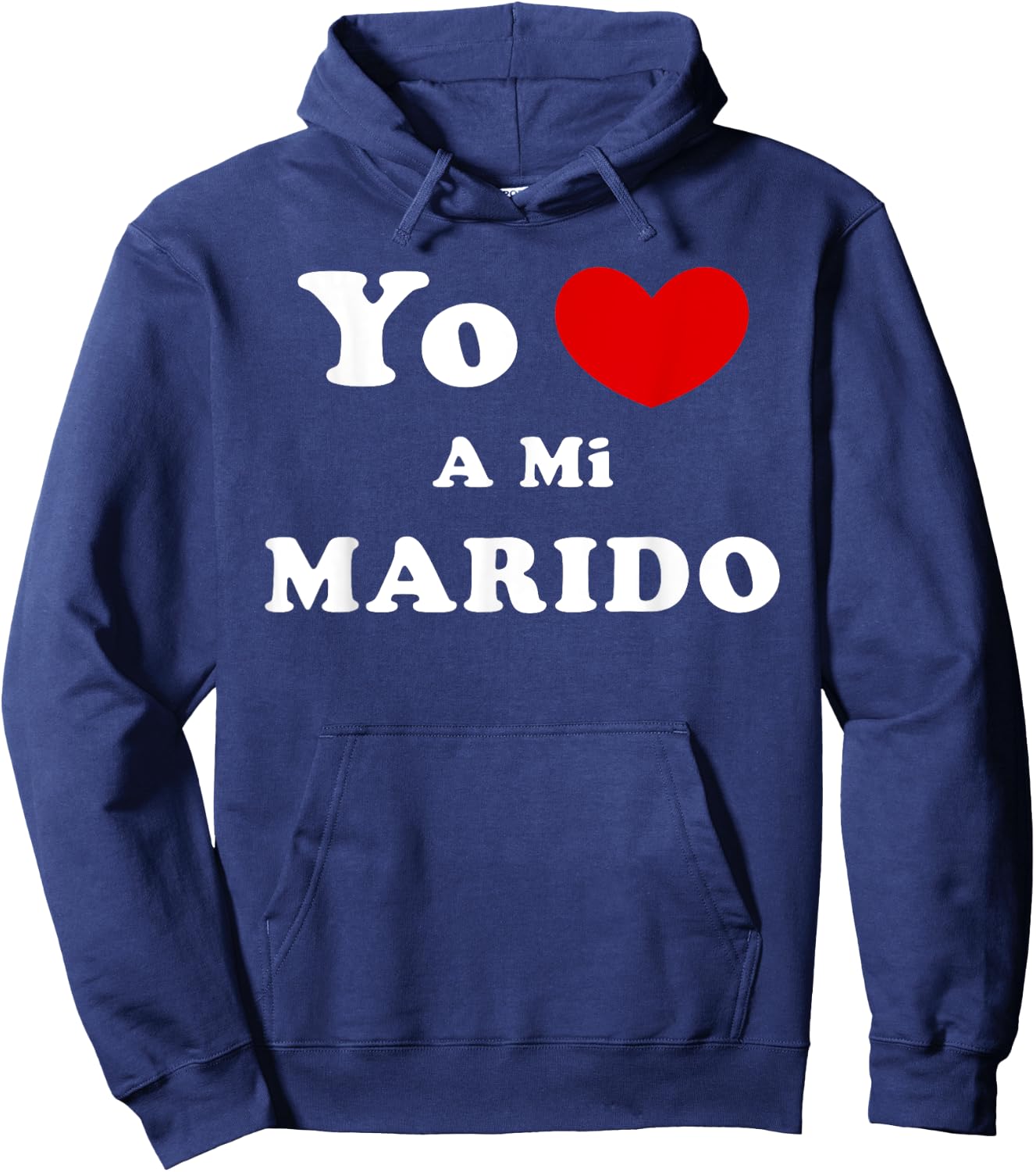 Yo Amo A Mi Marido, Spanish Husband Love Hoodie - Hoodie | Navy