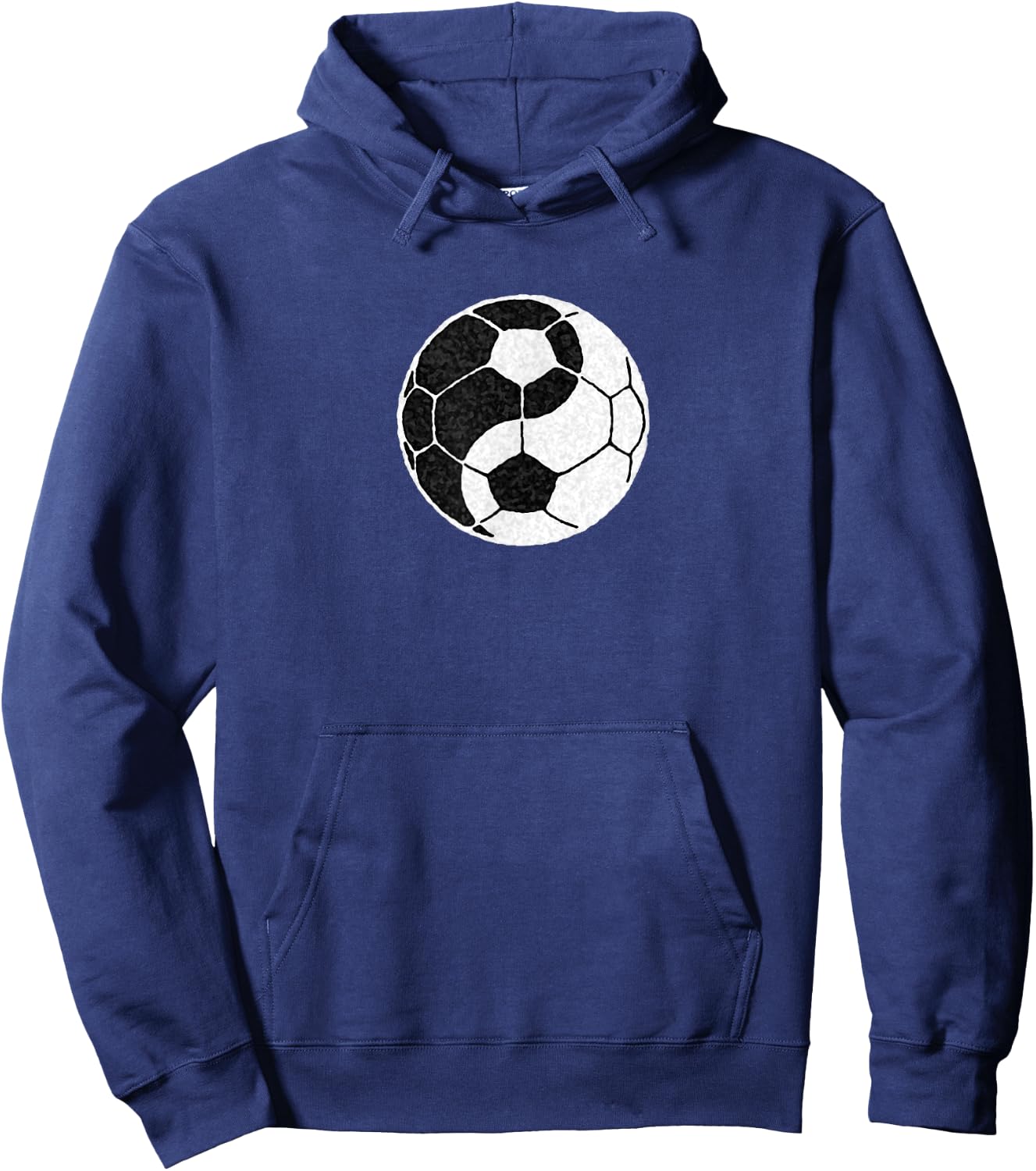 Yin Yang Soccer Graphic Women Boys and Girls Hoodie - Hoodie | Navy