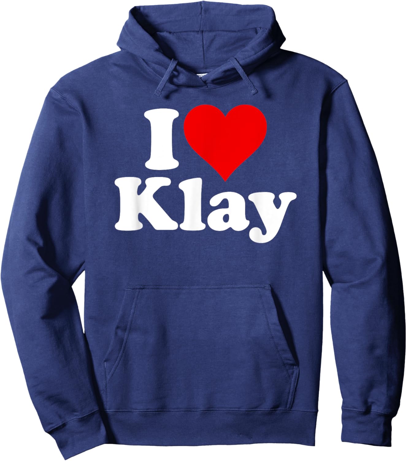 I Love Heart Klay Hoodie - Hoodie | Navy