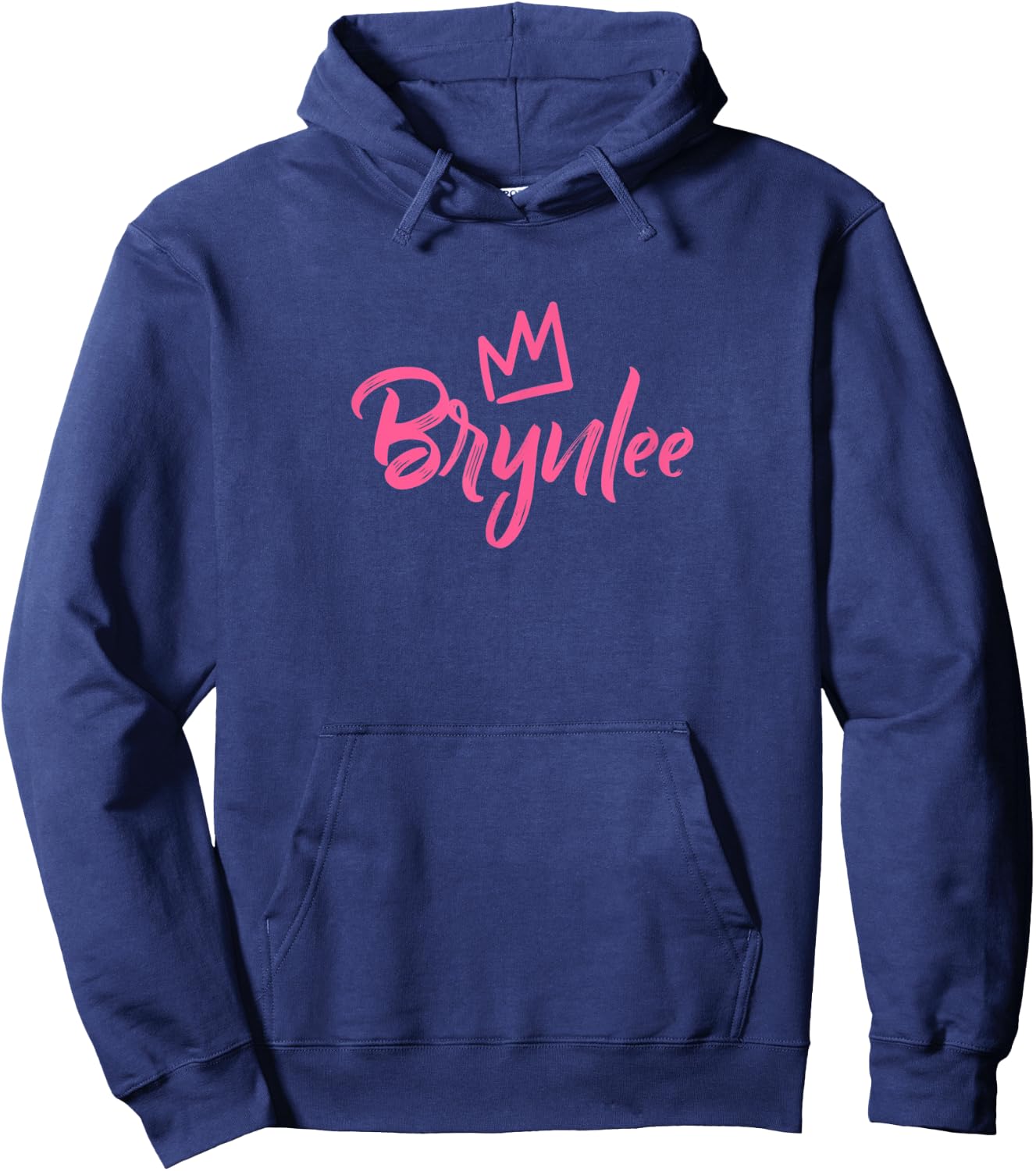 Brynlee the Queen / Pink Crown Called Brynlee Hoodie - Hoodie | Navy