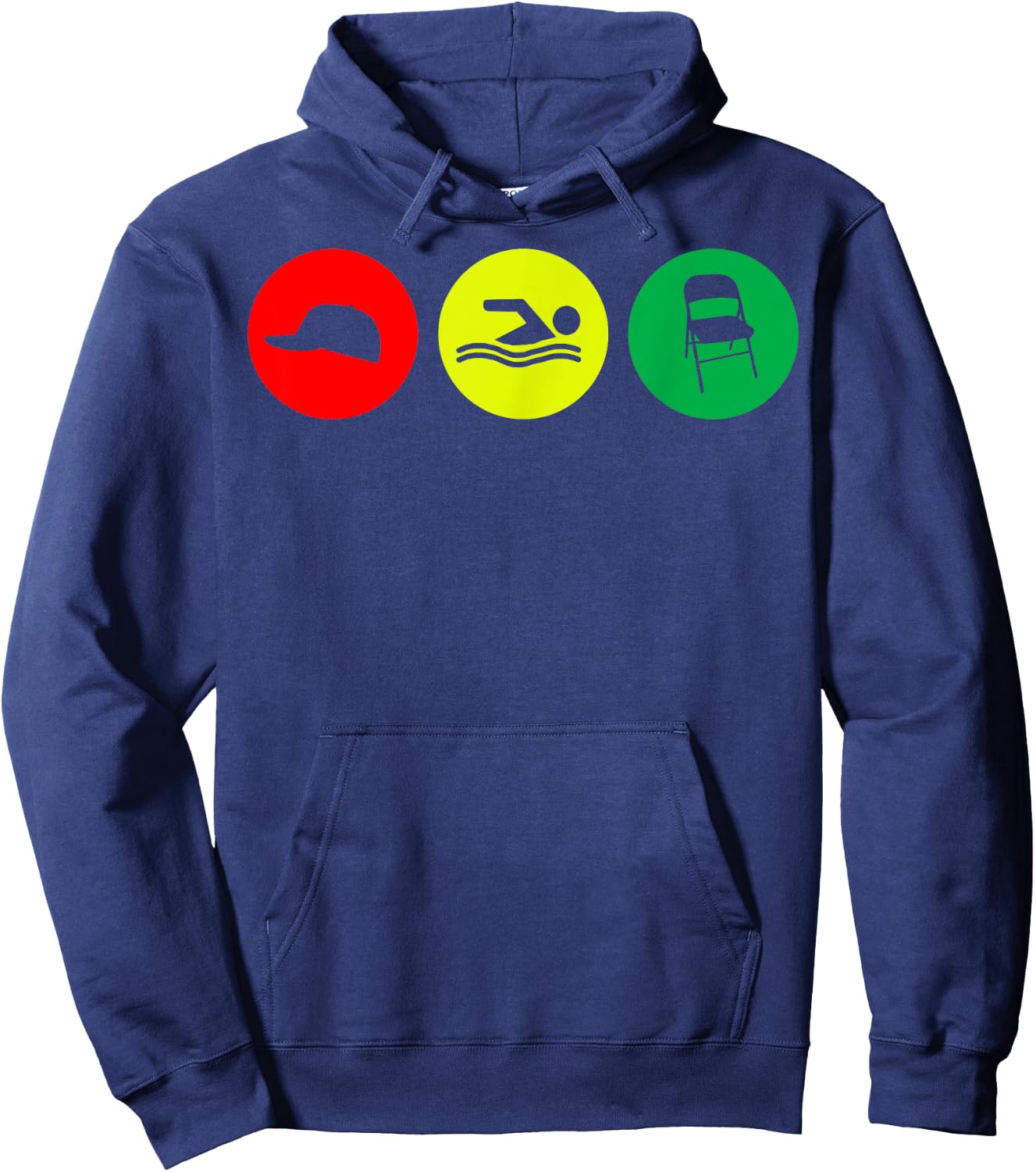 Alabama Brawl Boat Fight Folding Chair Hoodie - Hoodie | Navy