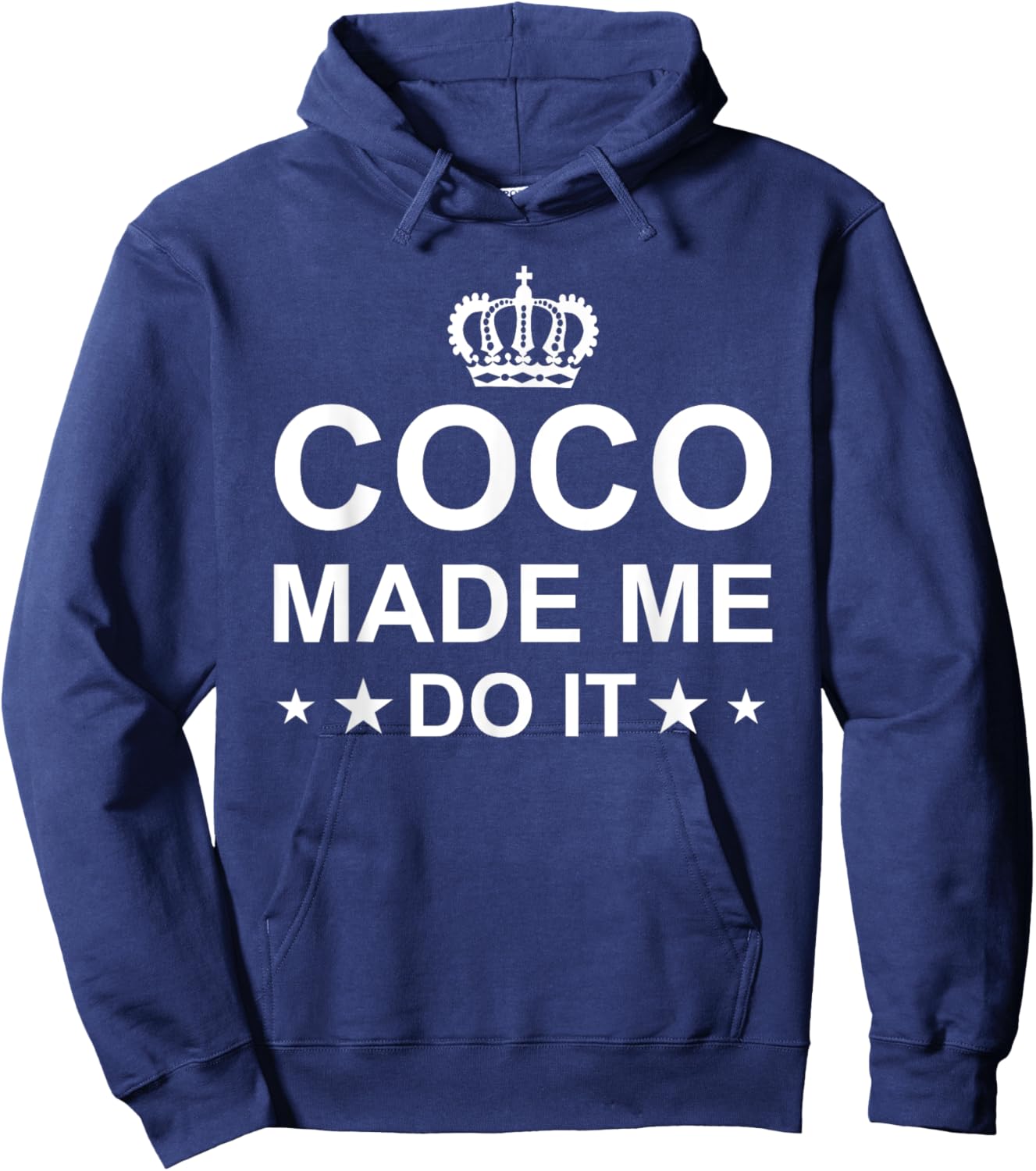 Coco Made Me Do It Fashion Lover Funny Hoodie - Hoodie | Navy