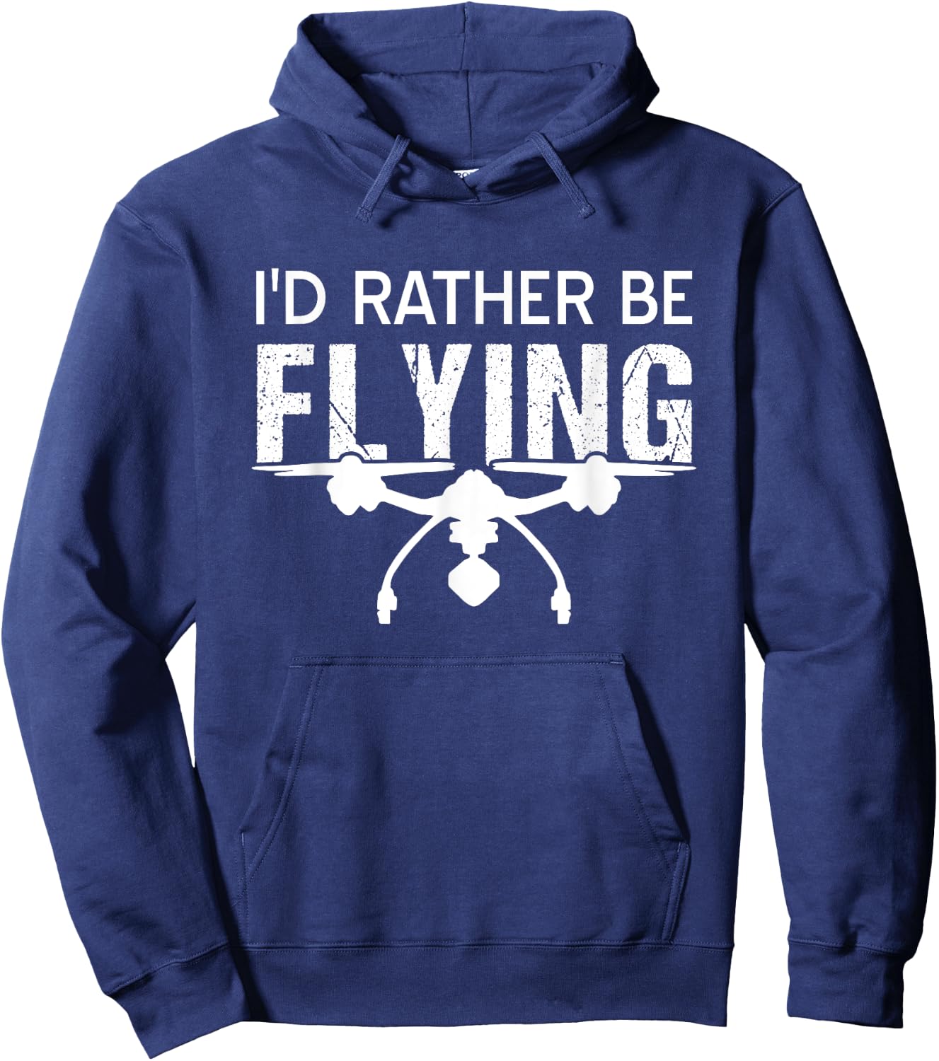 Drone drone captain vintage quadcopter sayings Hoodie - Hoodie | Navy
