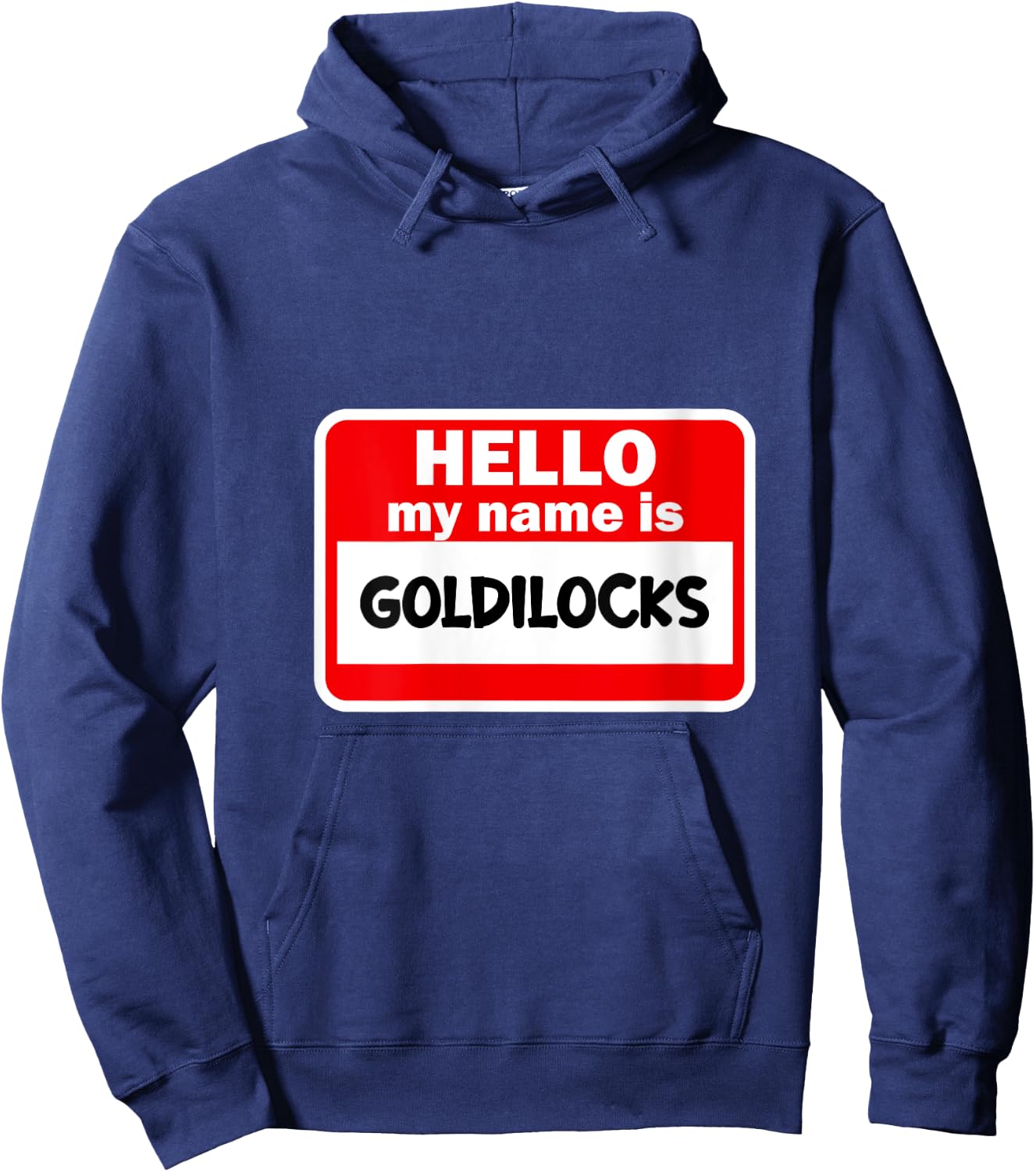 Goldilocks Name Funny Halloween Outfit V-Neck Hoodie - Hoodie | Navy