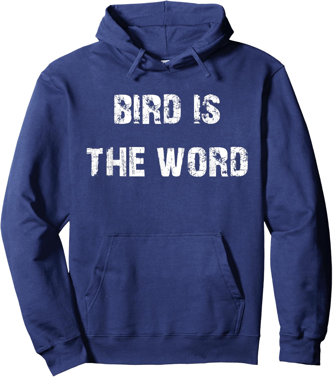 Bird is the Word Funny Hoodie - Hoodie | Navy