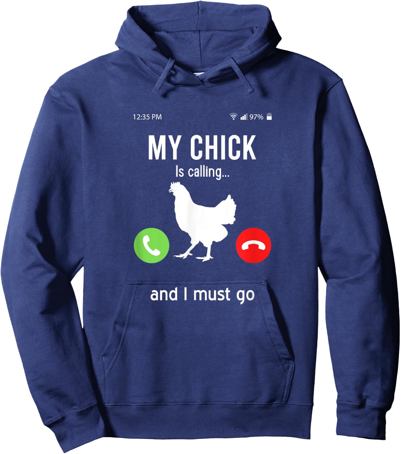 Chickens Chicken Vintage Chicken Sayings Hoodie - Hoodie | Navy