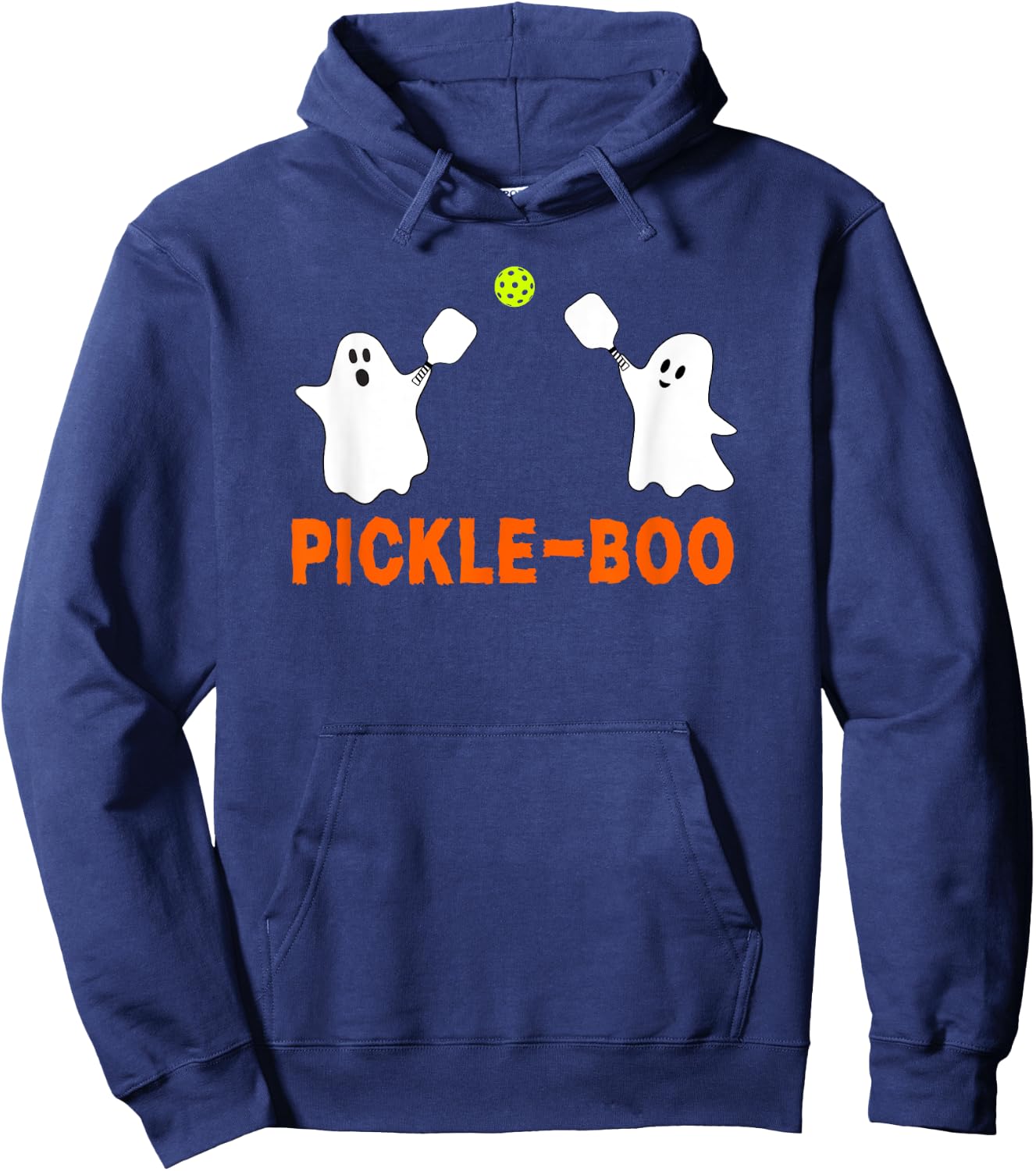Halloween Pickleball Pickle-Boo Ghosts Hoodie - Hoodie | Navy