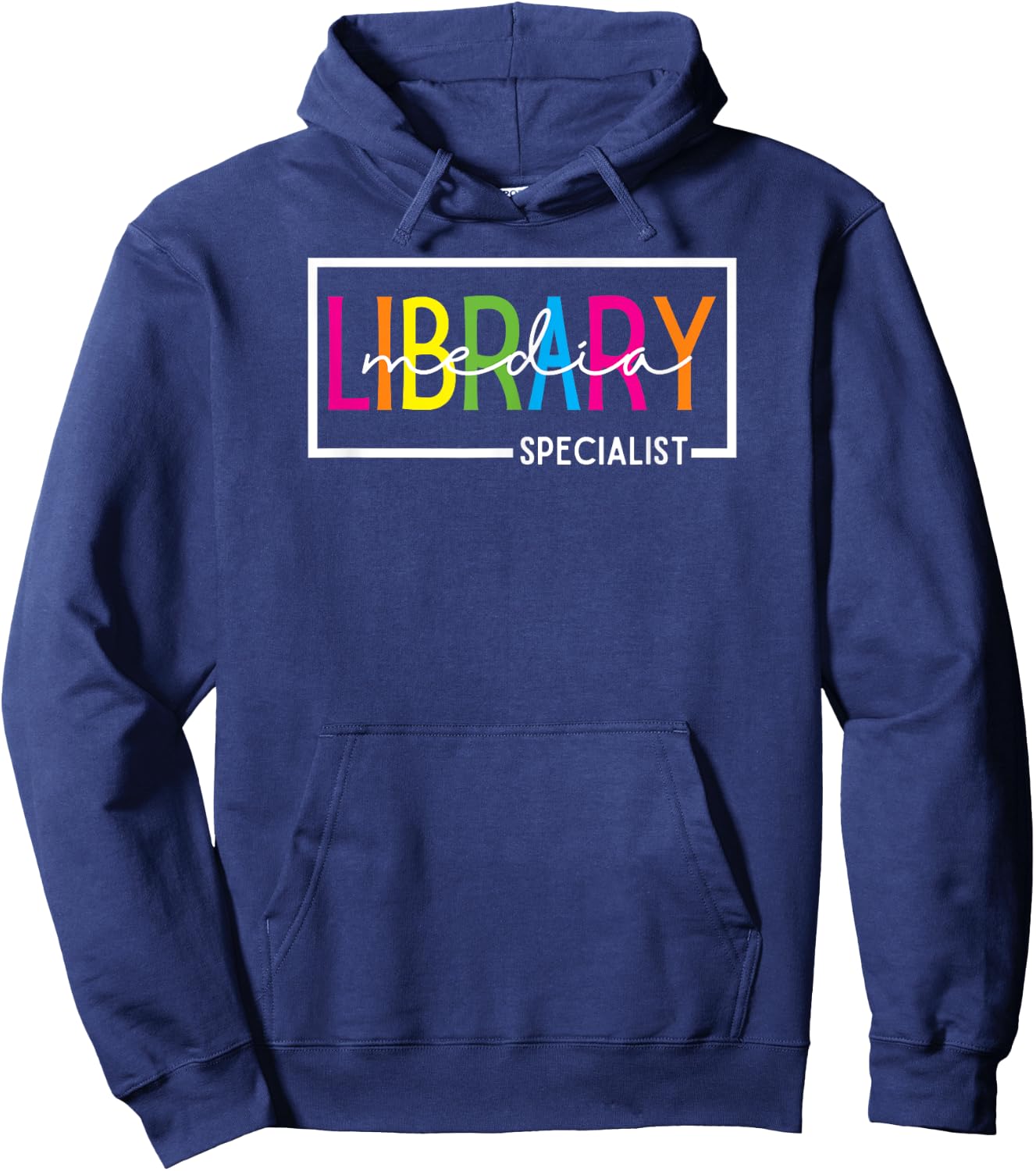 School Library Media Specialist Hoodie - Hoodie | Navy