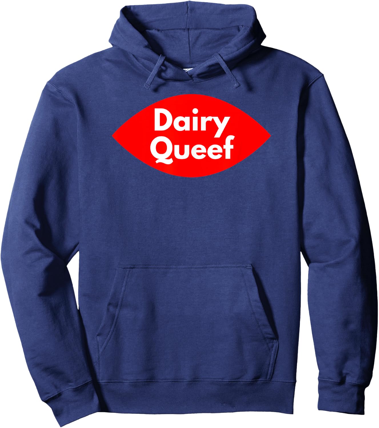 Graphic Queef Apparel-Dairy Queef Hoodie - Hoodie | Navy
