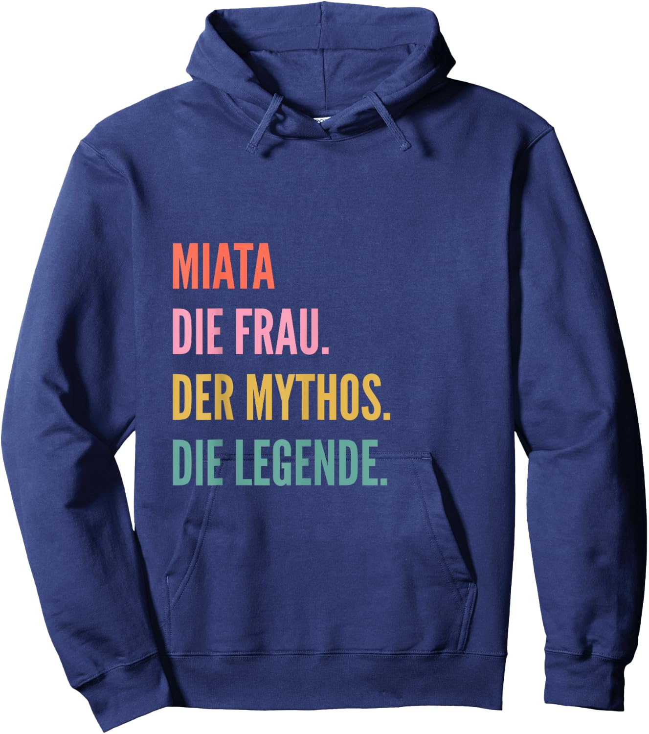 Funny German First Name Design - Miata Hoodie - Hoodie | Navy