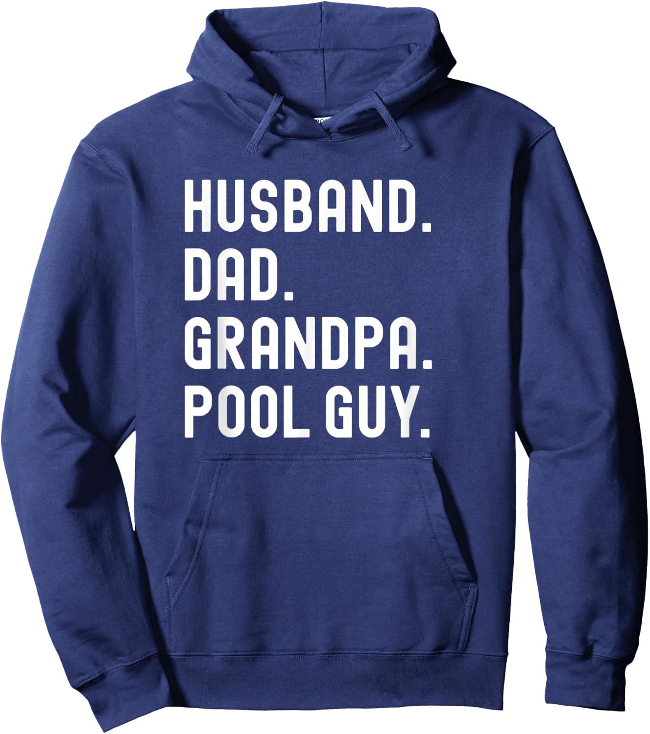 Husband Dad Grandpa Pool Guy Hoodie - Hoodie | Navy