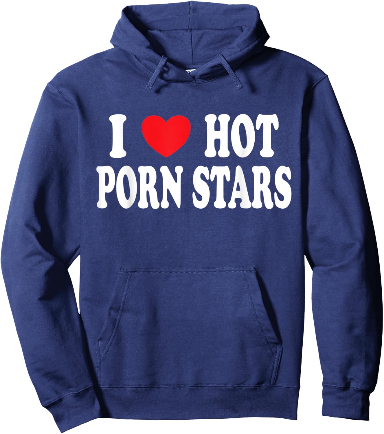 I Heart Hot Porn Stars Hoodie - Hoodie | Navy