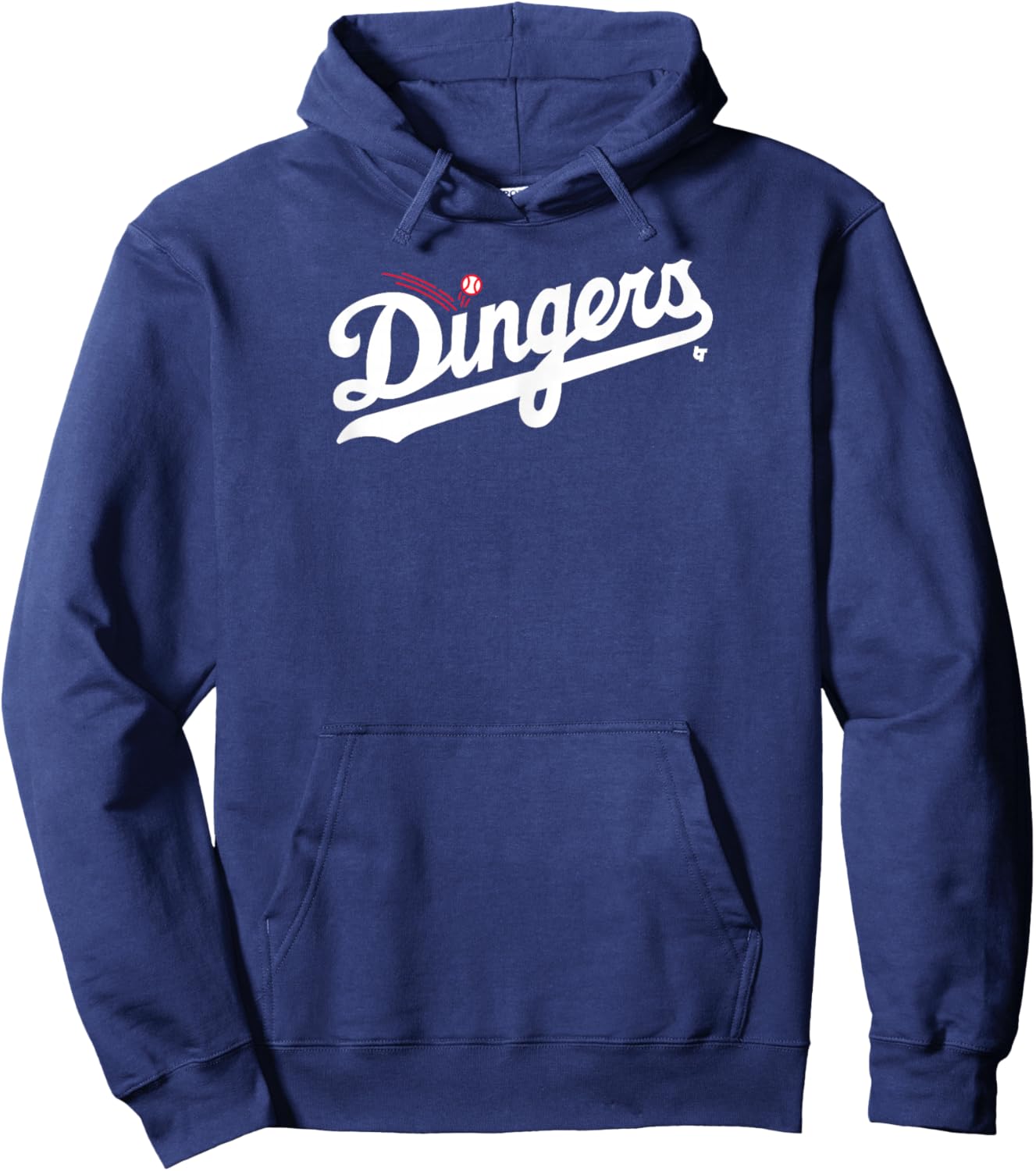 Dingers - Los Angeles Baseball Hoodie - Hoodie | Navy