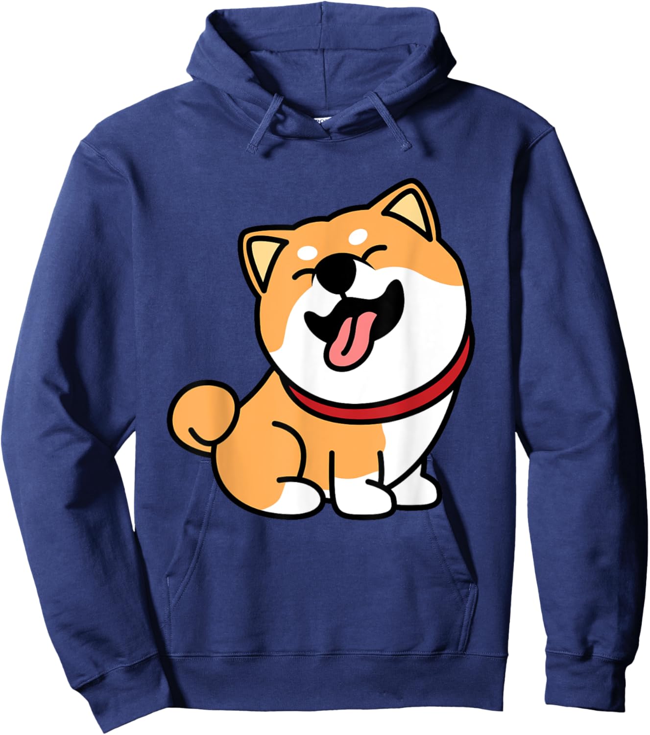 Cute Shiba Inu Dog Lover Men Women Girls Kids Hoodie - Hoodie | Navy