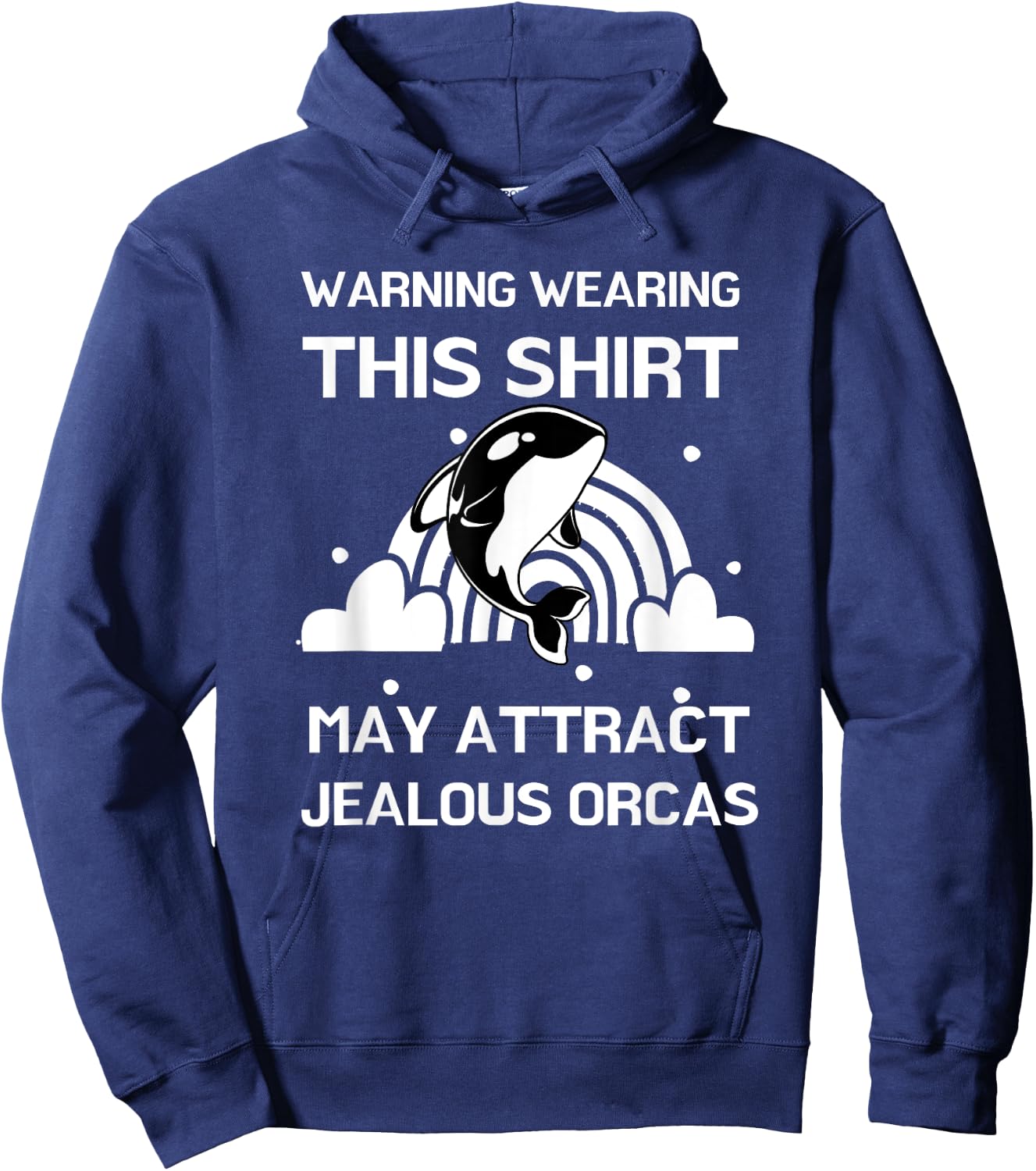 Funny Orca Unicorn Lover Seaworld Ocean Kids Hoodie - Hoodie | Navy