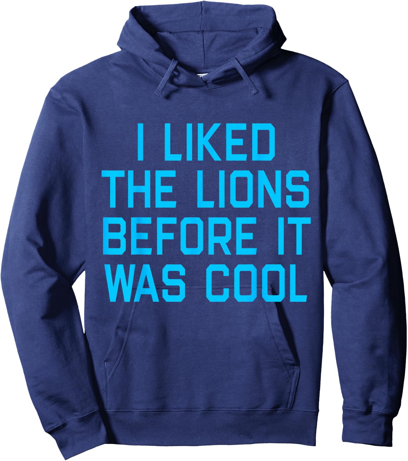 I Liked The Lions Before It Was Cool Apparel Hoodie - Hoodie | Navy