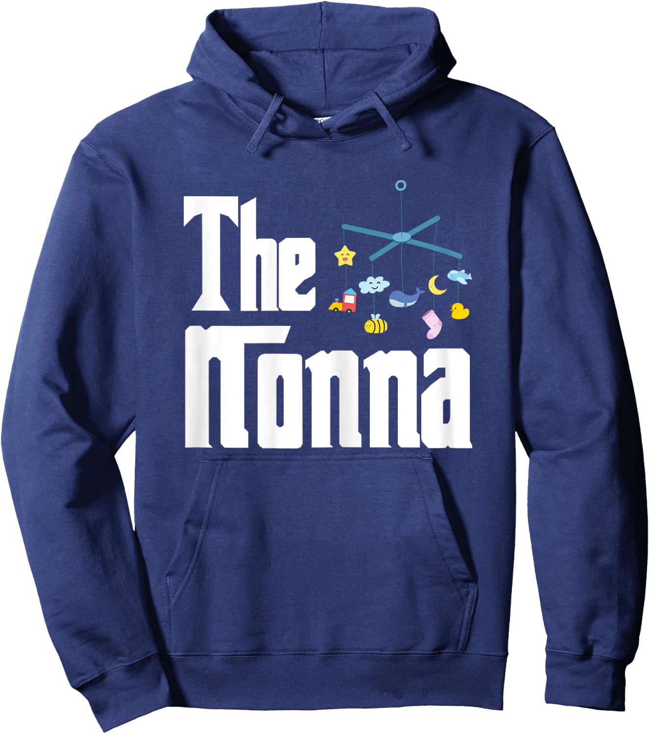 The Nonna | Grandma Grandmom | Grandmother Hoodie - Hoodie | Navy