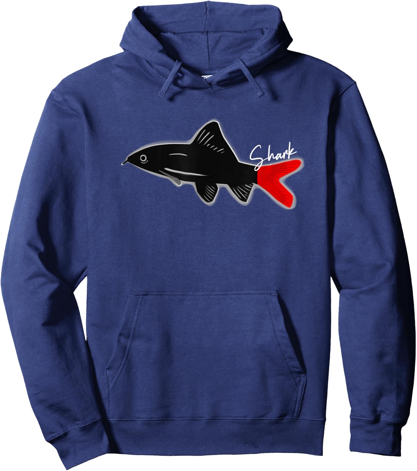 Red Tailed Shark Aquarium Fish Tank Keepers Hoodie - Hoodie | Navy