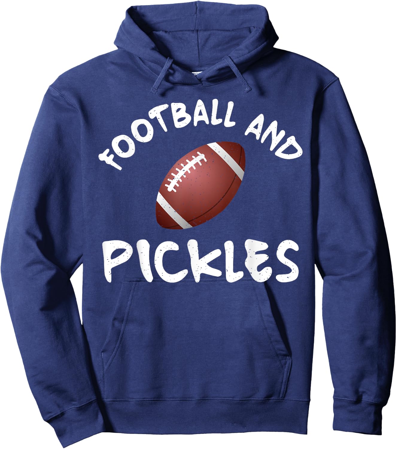 Football and Pickles Hoodie - Hoodie | Navy