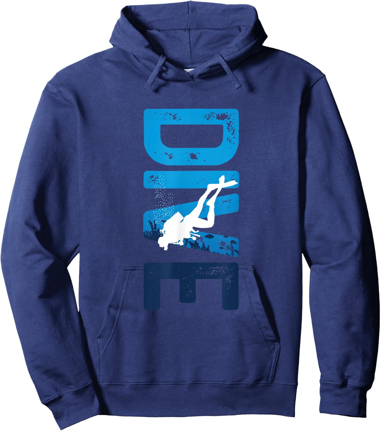 Dive | Underwater Scuba Diving | Diver Hoodie - Hoodie | Navy