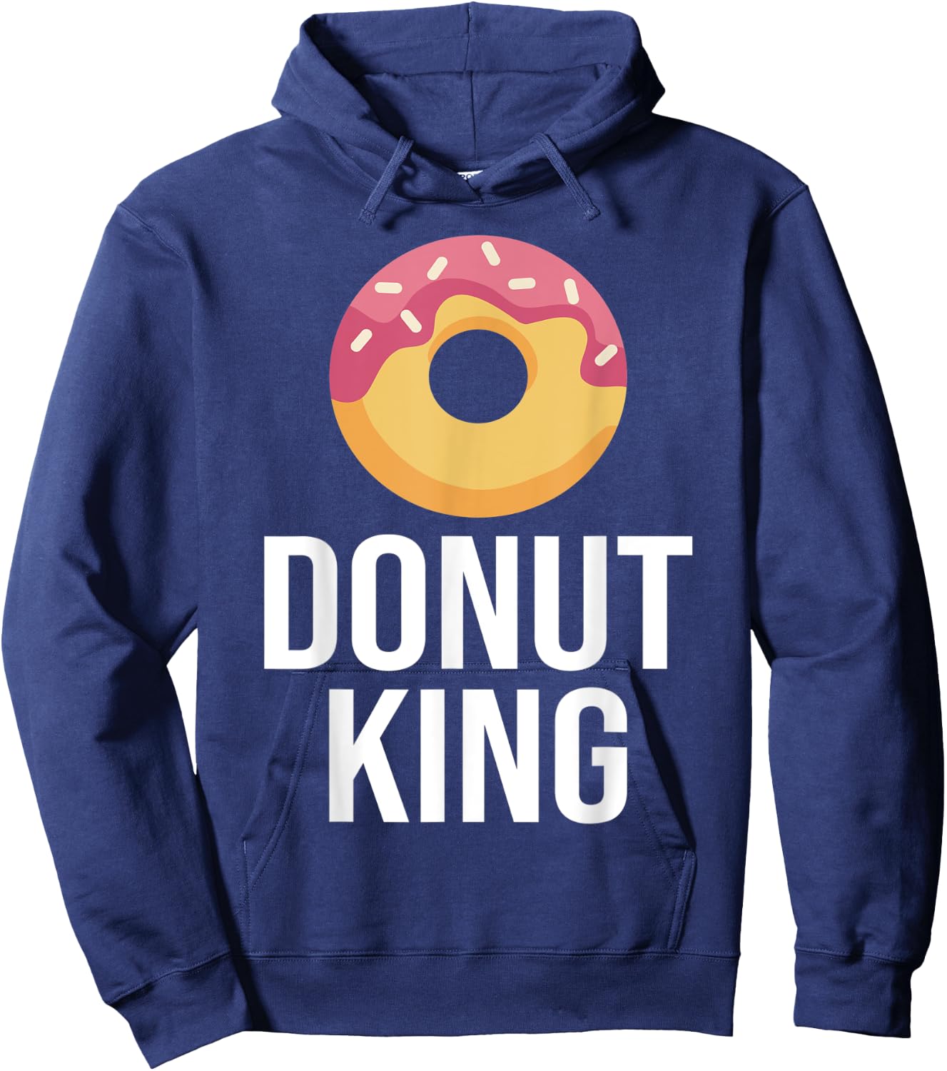 Donut King Snack Donut Hoodie - Hoodie | Navy