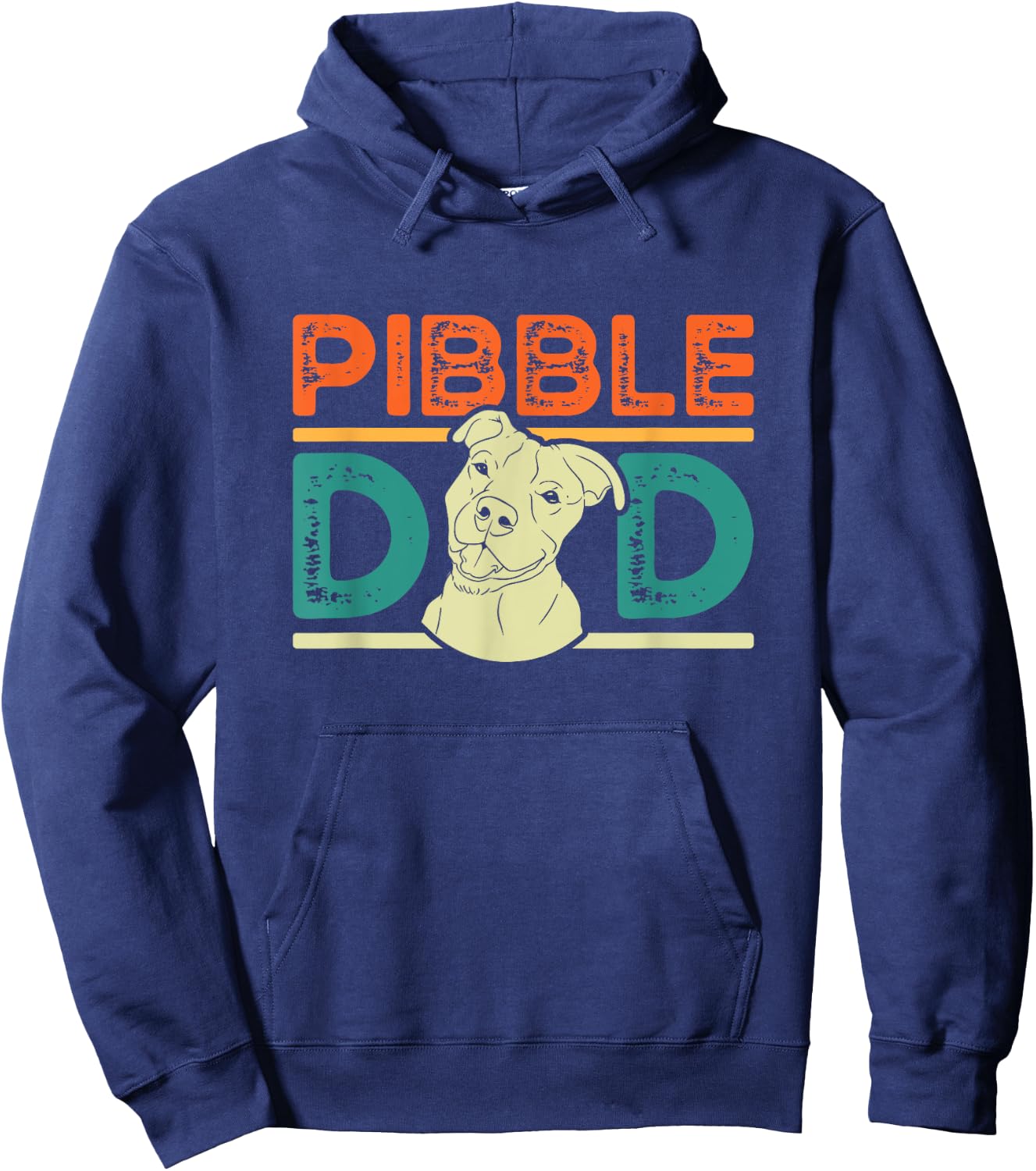 Pibble Dad Hoodie - Hoodie | Navy