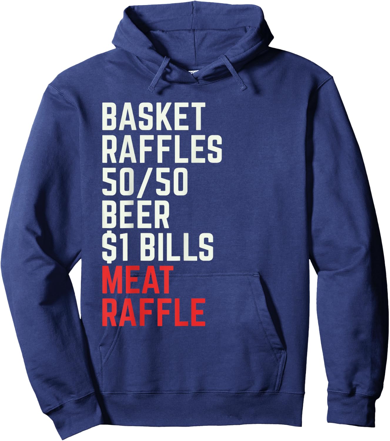 Meat Raffle Buffalo Meat Raffles WNY Minnesota Hoodie - Hoodie | Navy