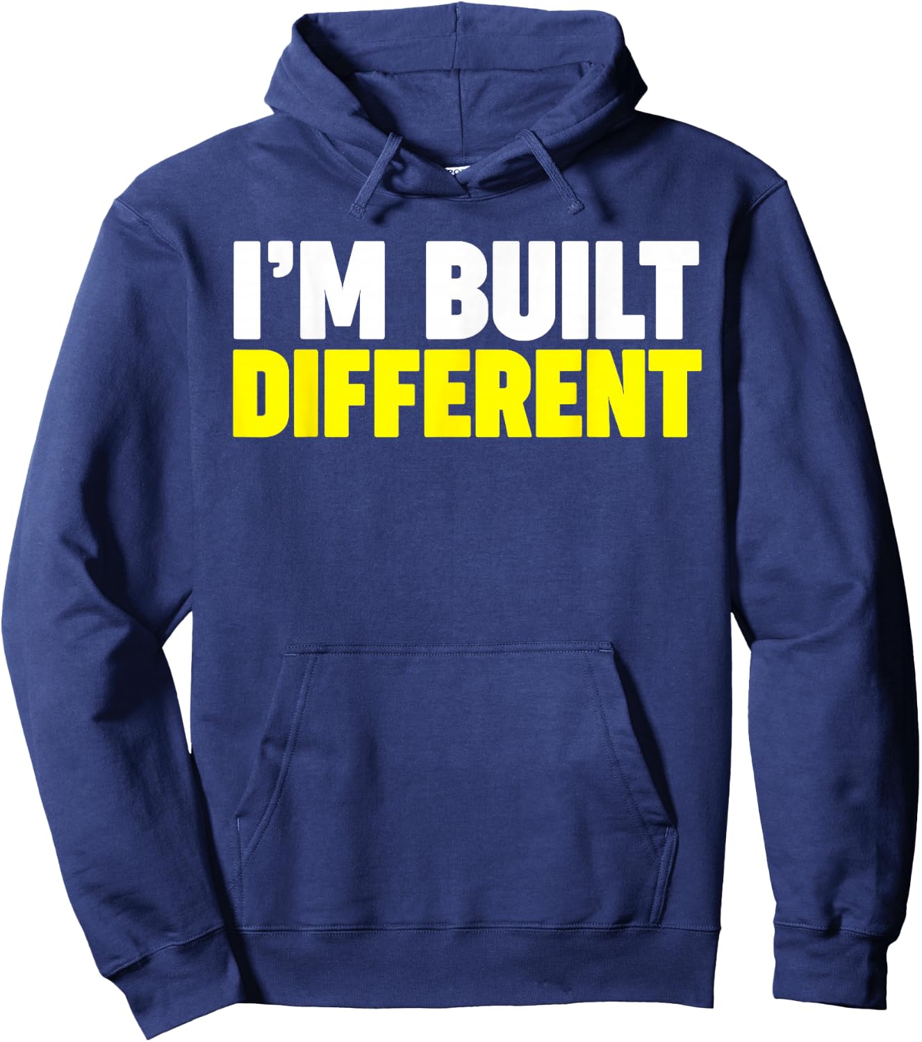 I'm Built Different Hoodie - Hoodie | Navy