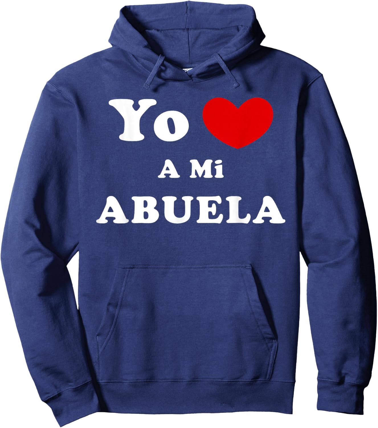 Yo Amo A Mi Abuela, Spanish Grandmother Love Hoodie - Hoodie | Navy